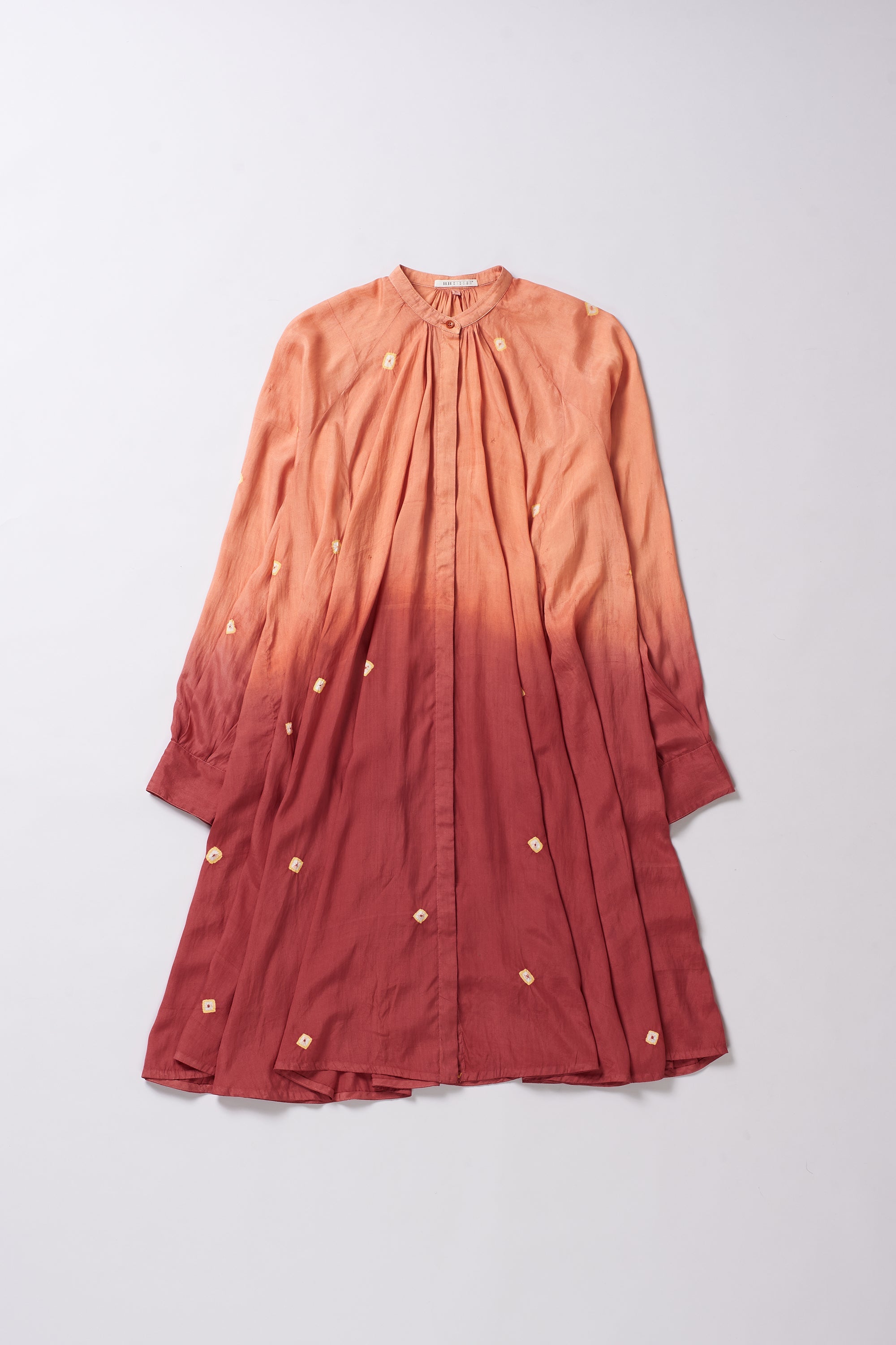 Multi Color Bandhani Silk Dress