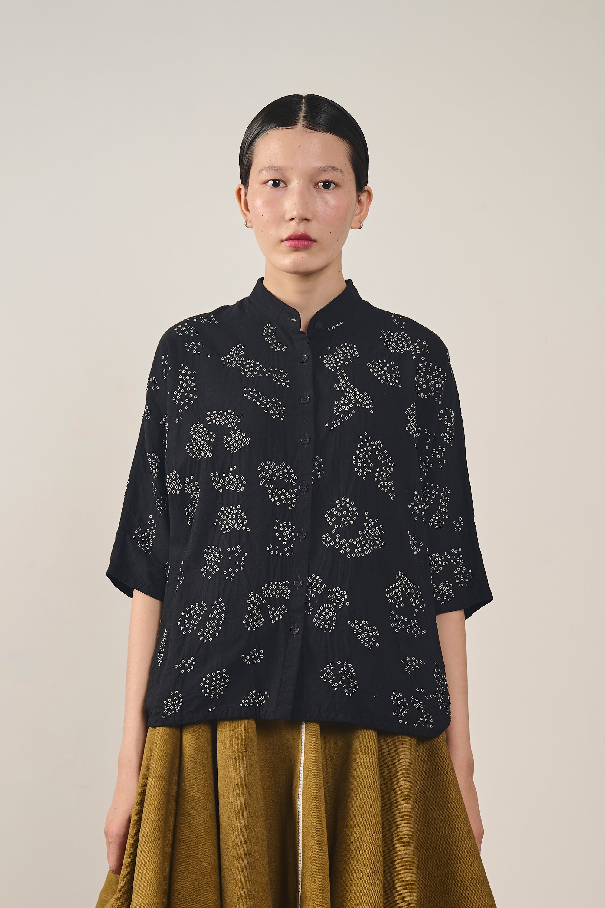 Red Bandhani Shirt main image 1