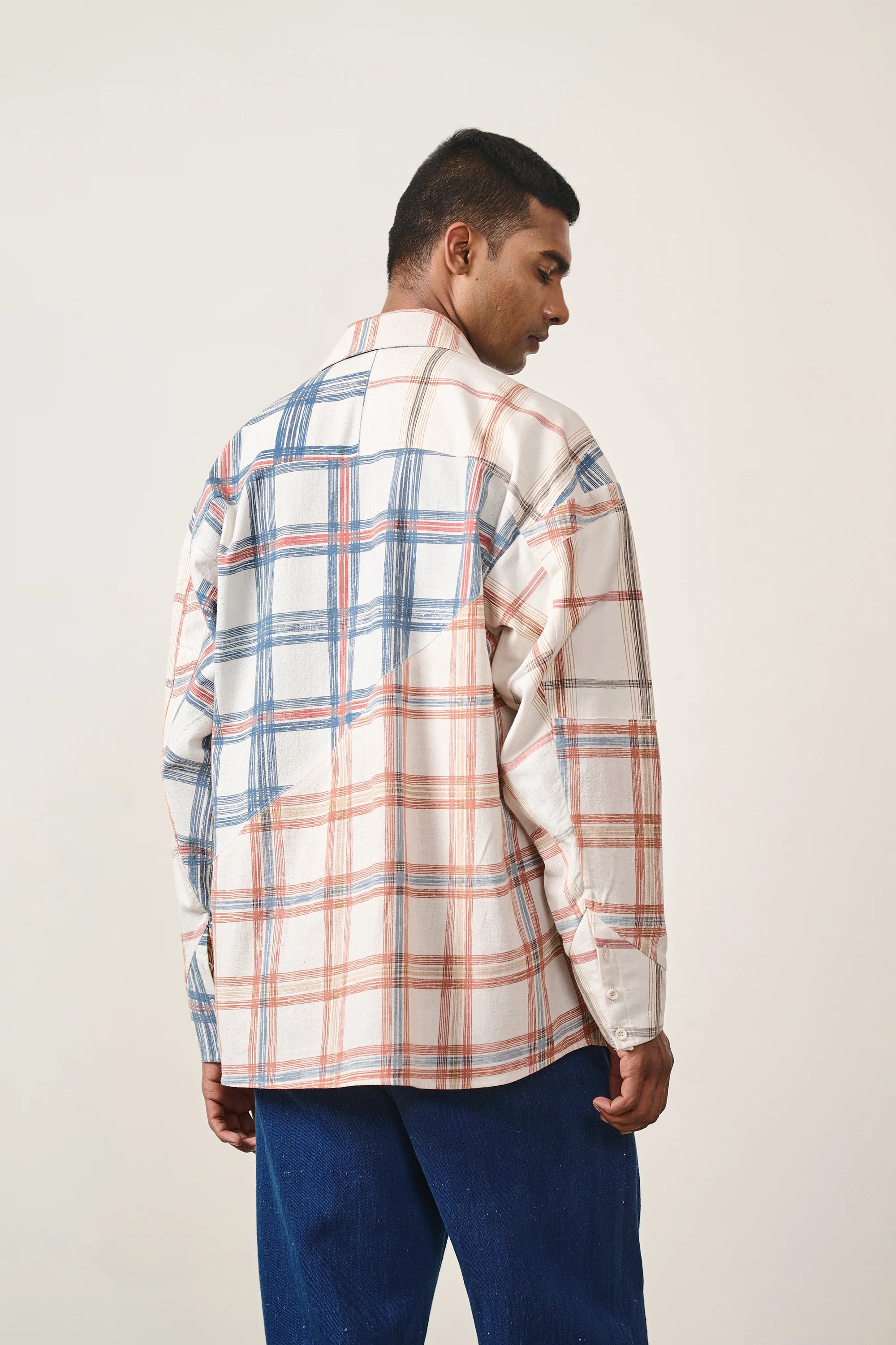 Patchwork Checked Shirt