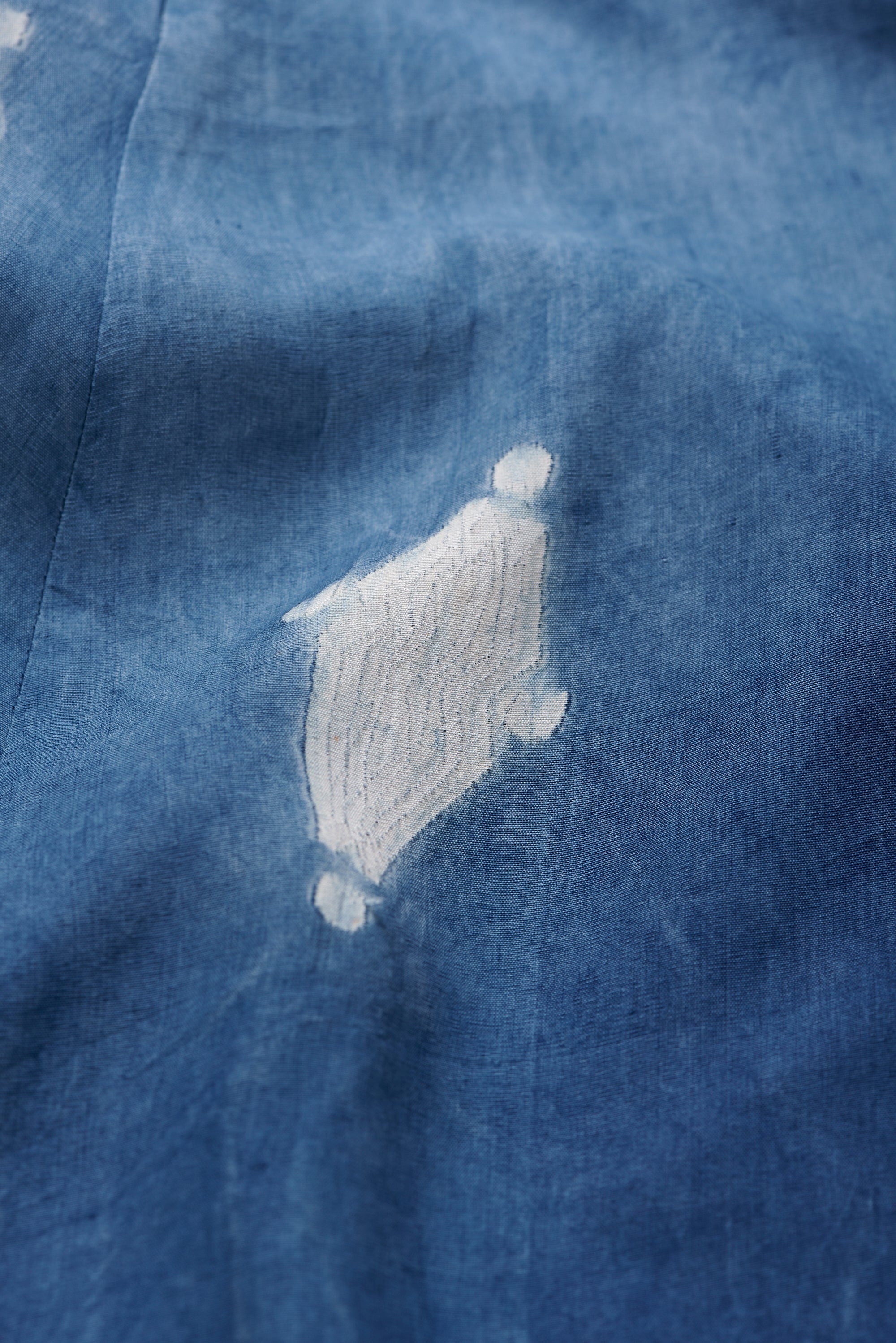 MEDIUM INDIGO SHIBORI SILK DRESS