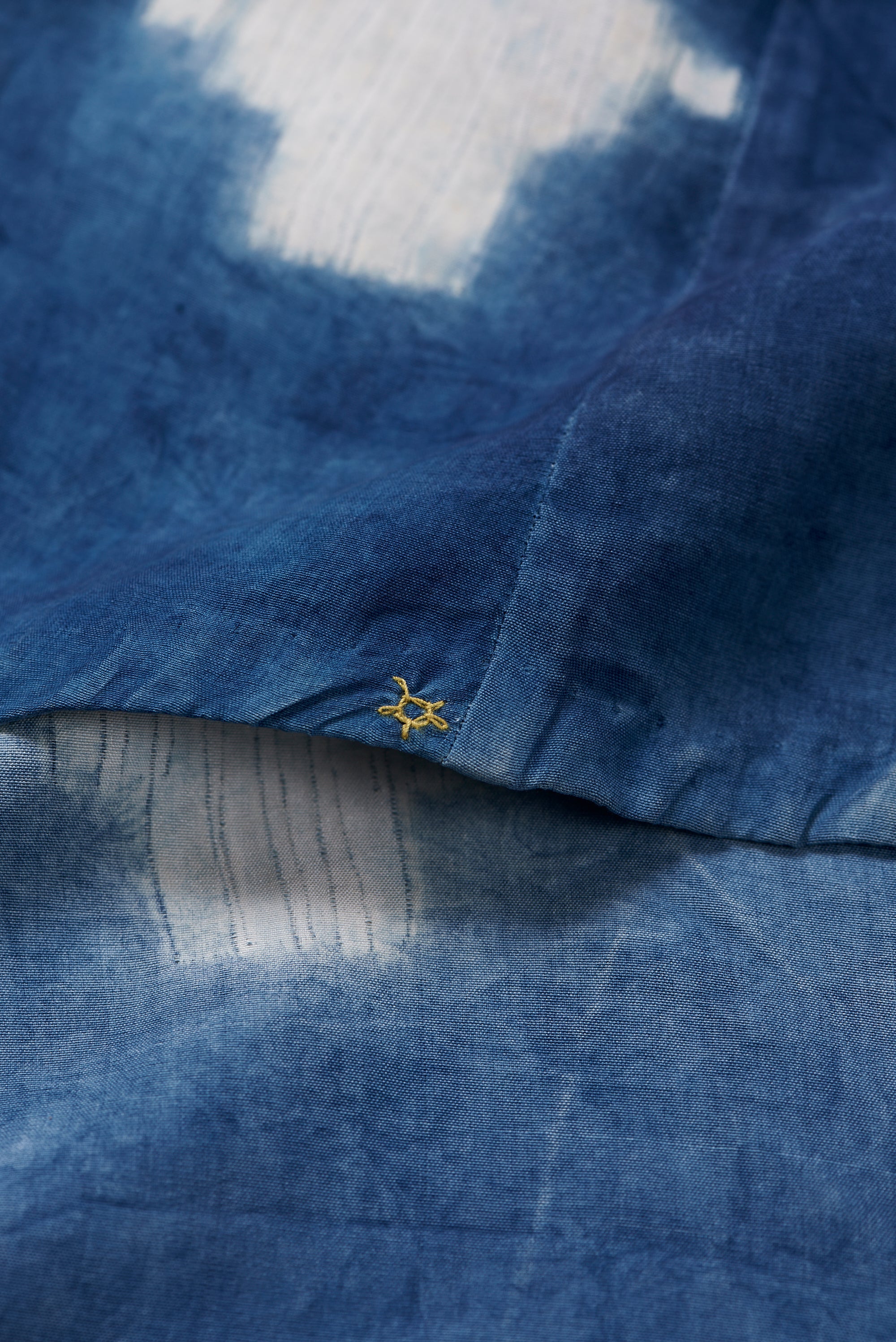 MEDIUM INDIGO SHIBORI SILK DRESS