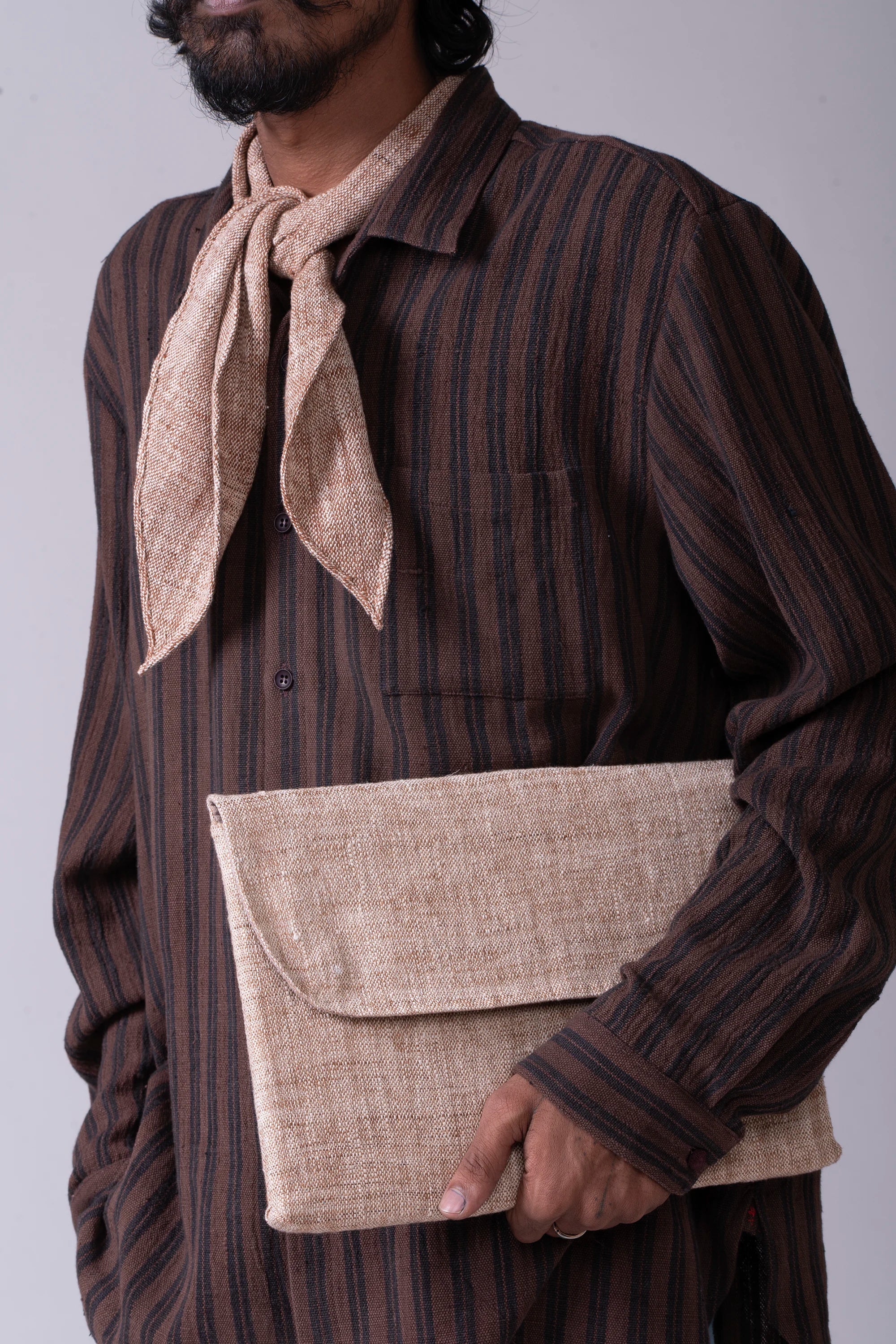 Handspun Bandana And Laptop Sleeve