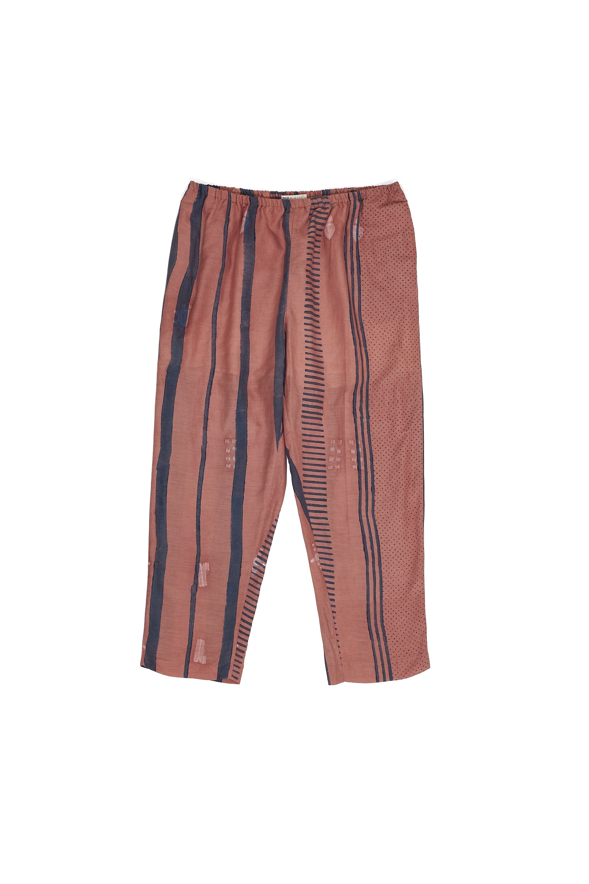 CHALK PINK BLOCK PRINT PANT