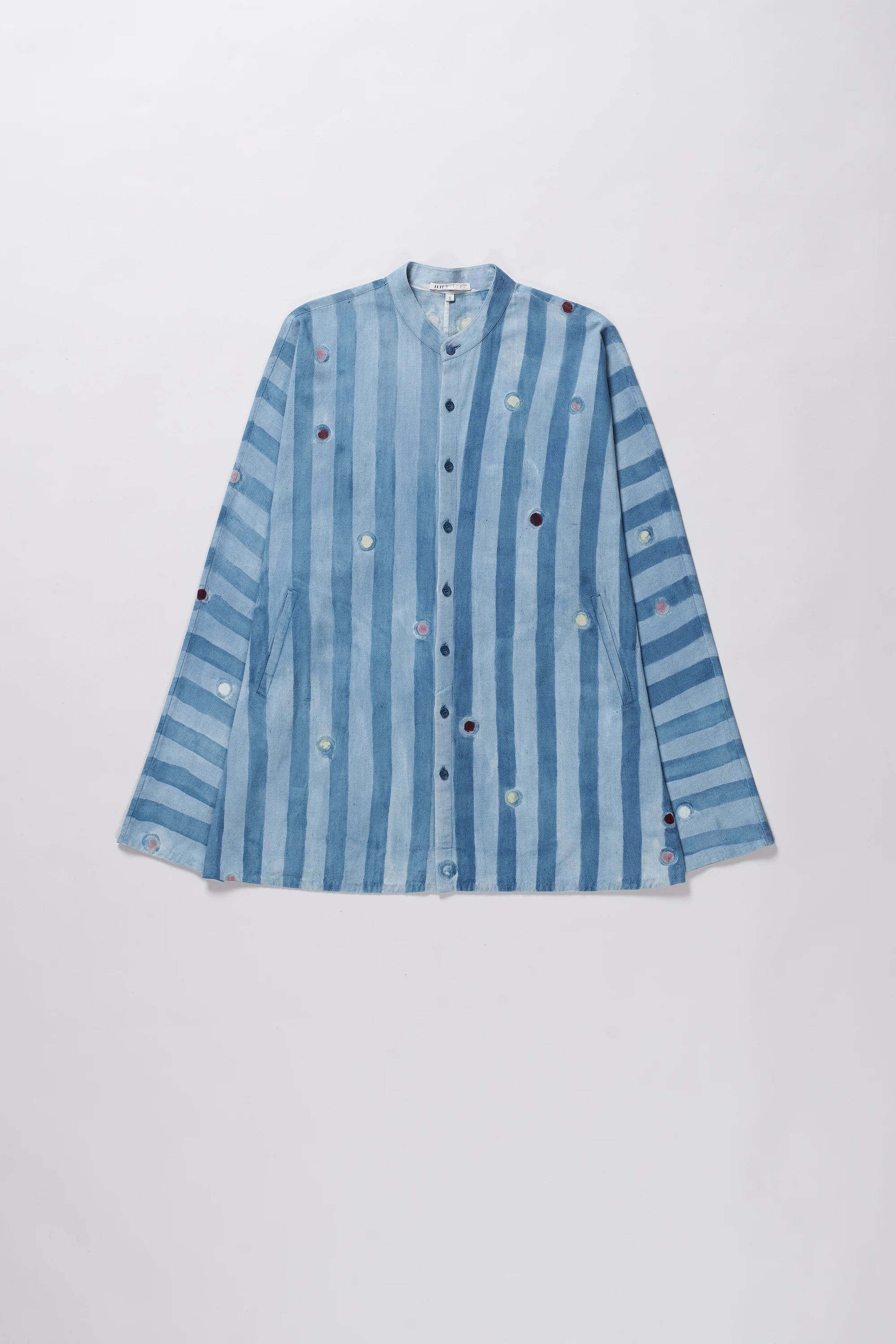 Light indigo cotton shirt
