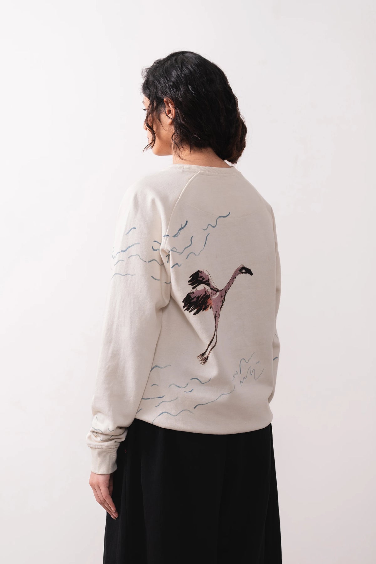 Ecru Organic Cotton Sweatshirt
