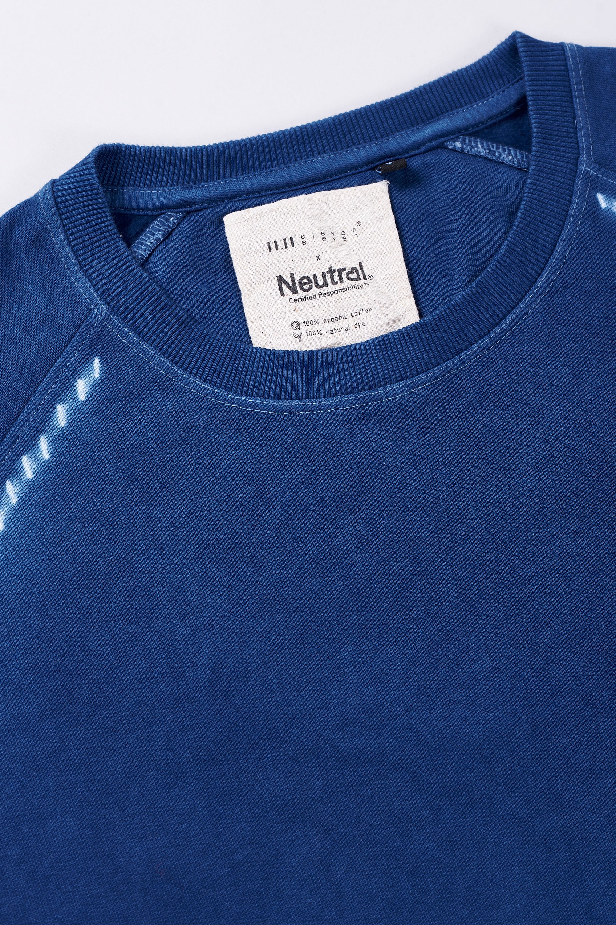 Medium Indigo Cotton Shibori Sweatshirt