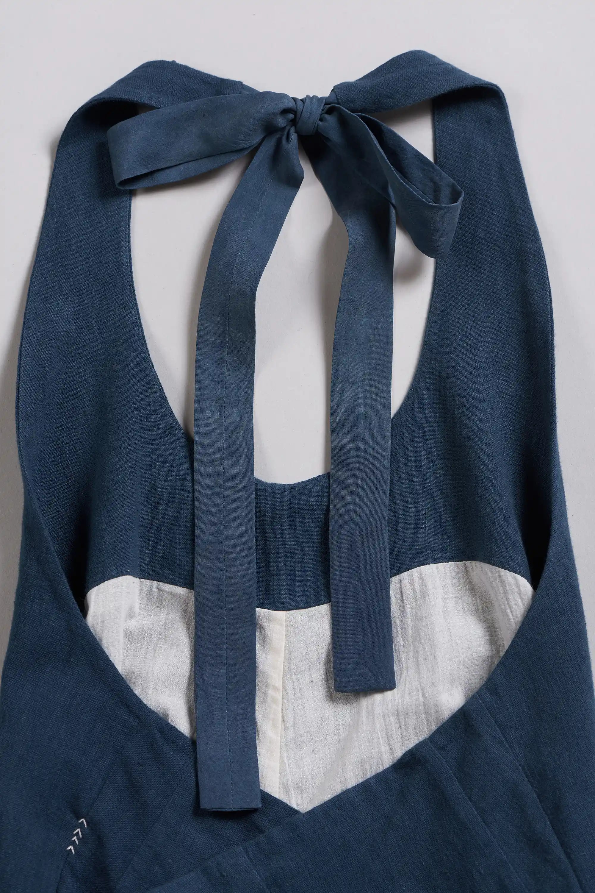 Halter Neck Jumpsuit in Space Blue