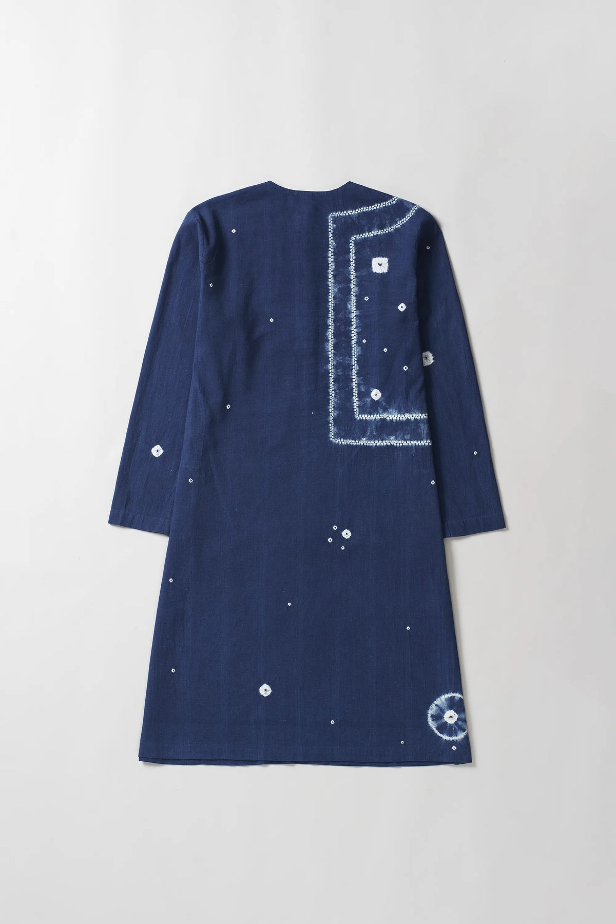 Indigo Medium Shibori Kurta