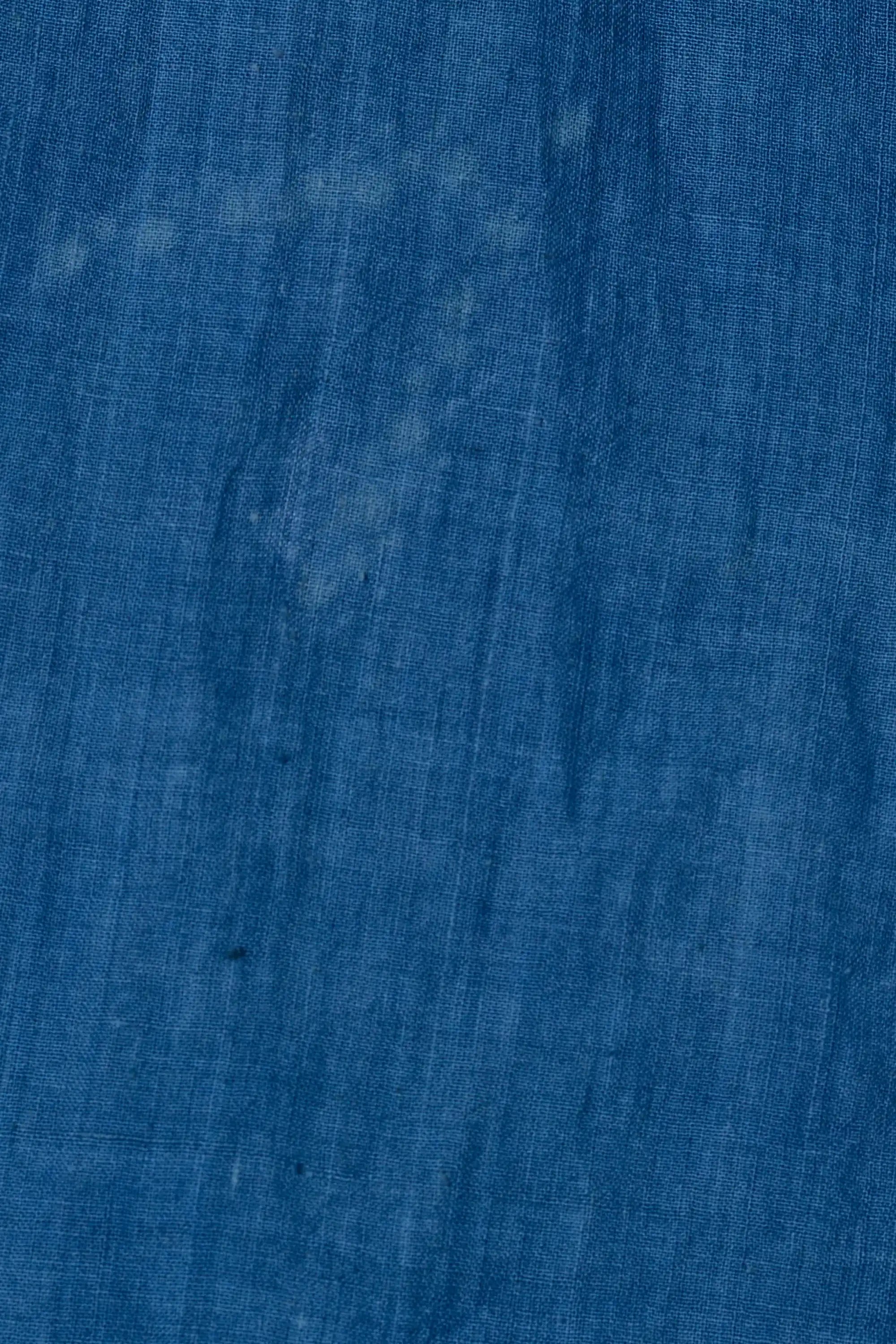 Men's Shibori Shirt in Medium Indigo