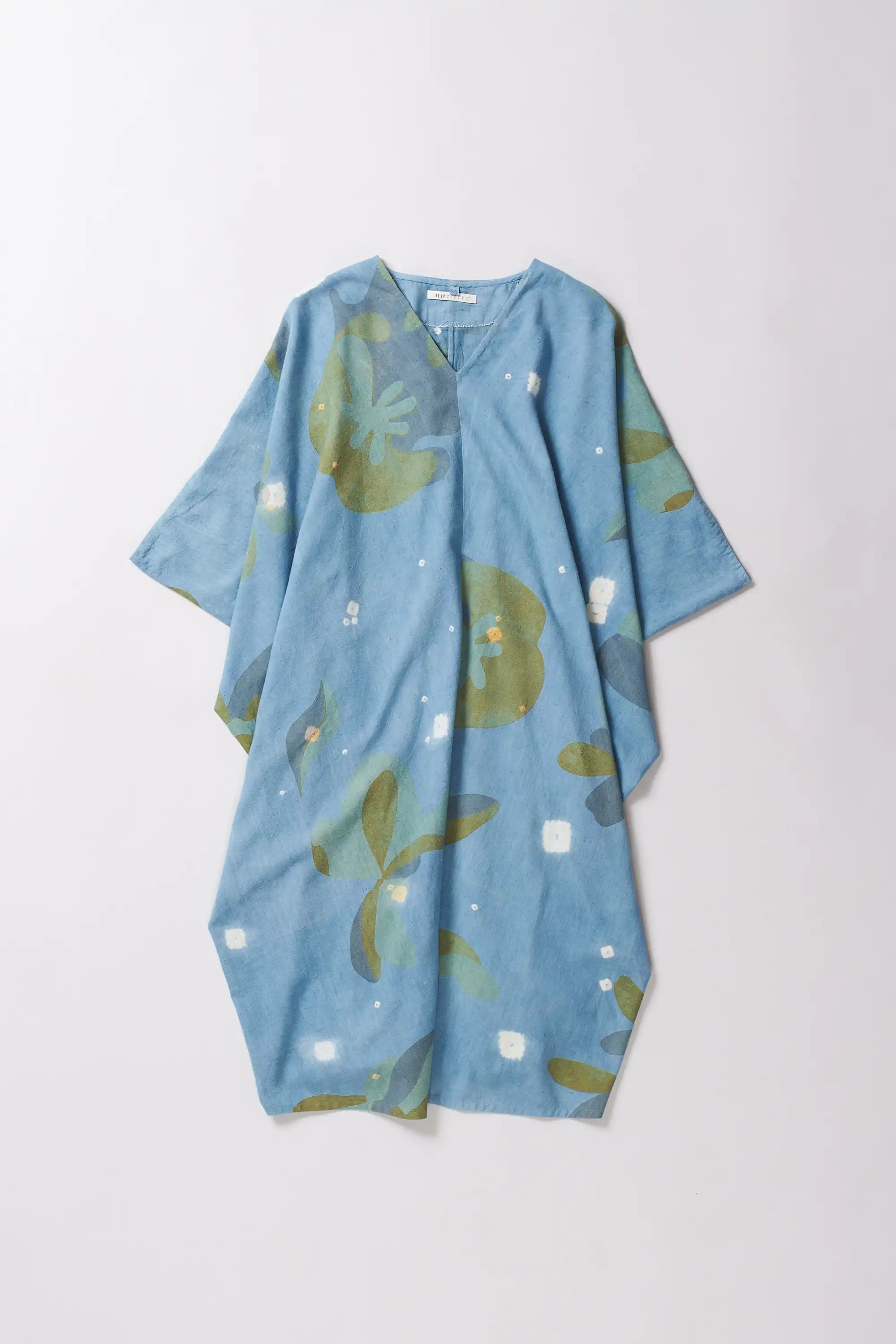 Cotton sky indigo dress
