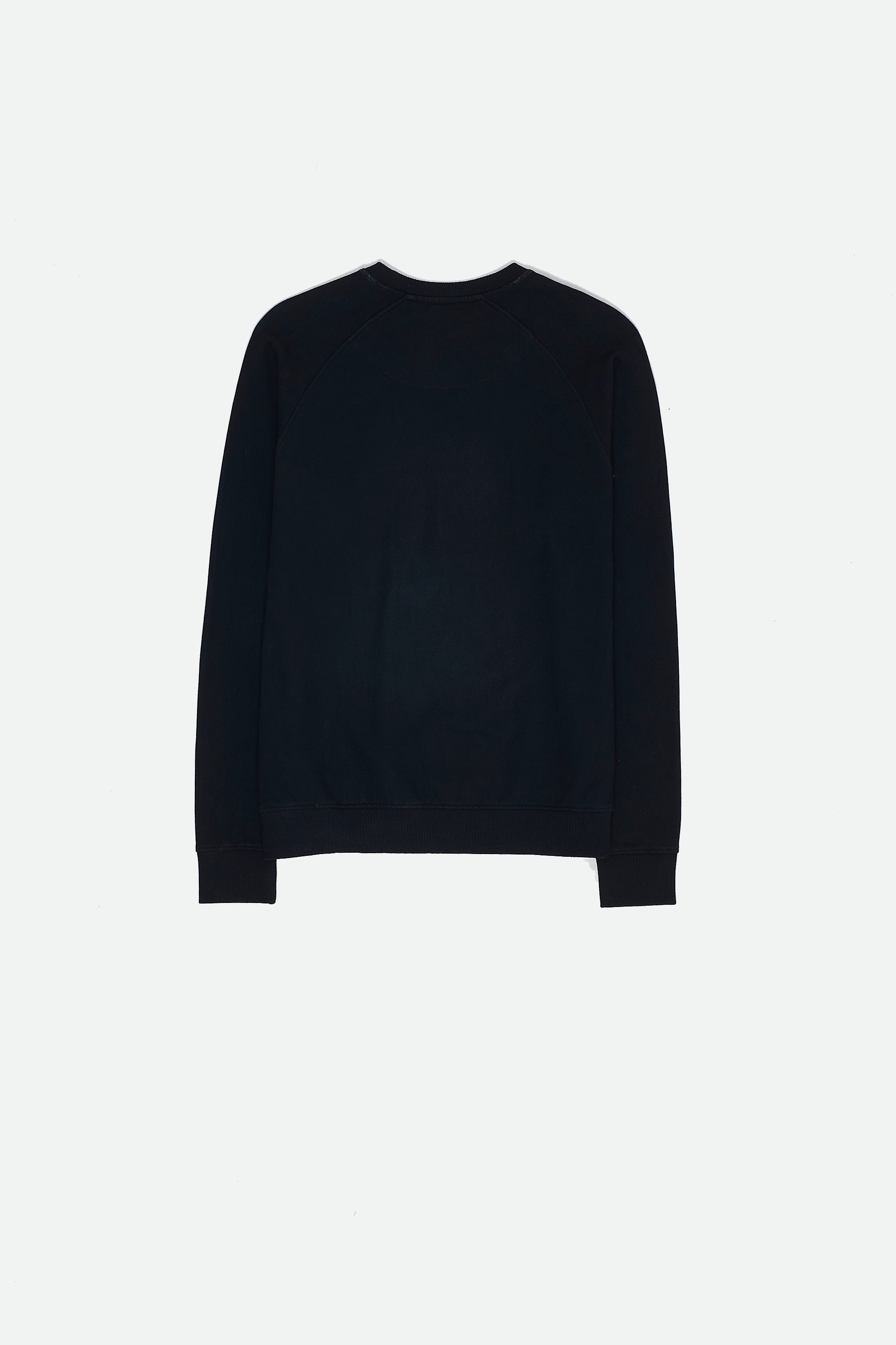 Black Solid Ungendered Organic Cotton Sweatshirt