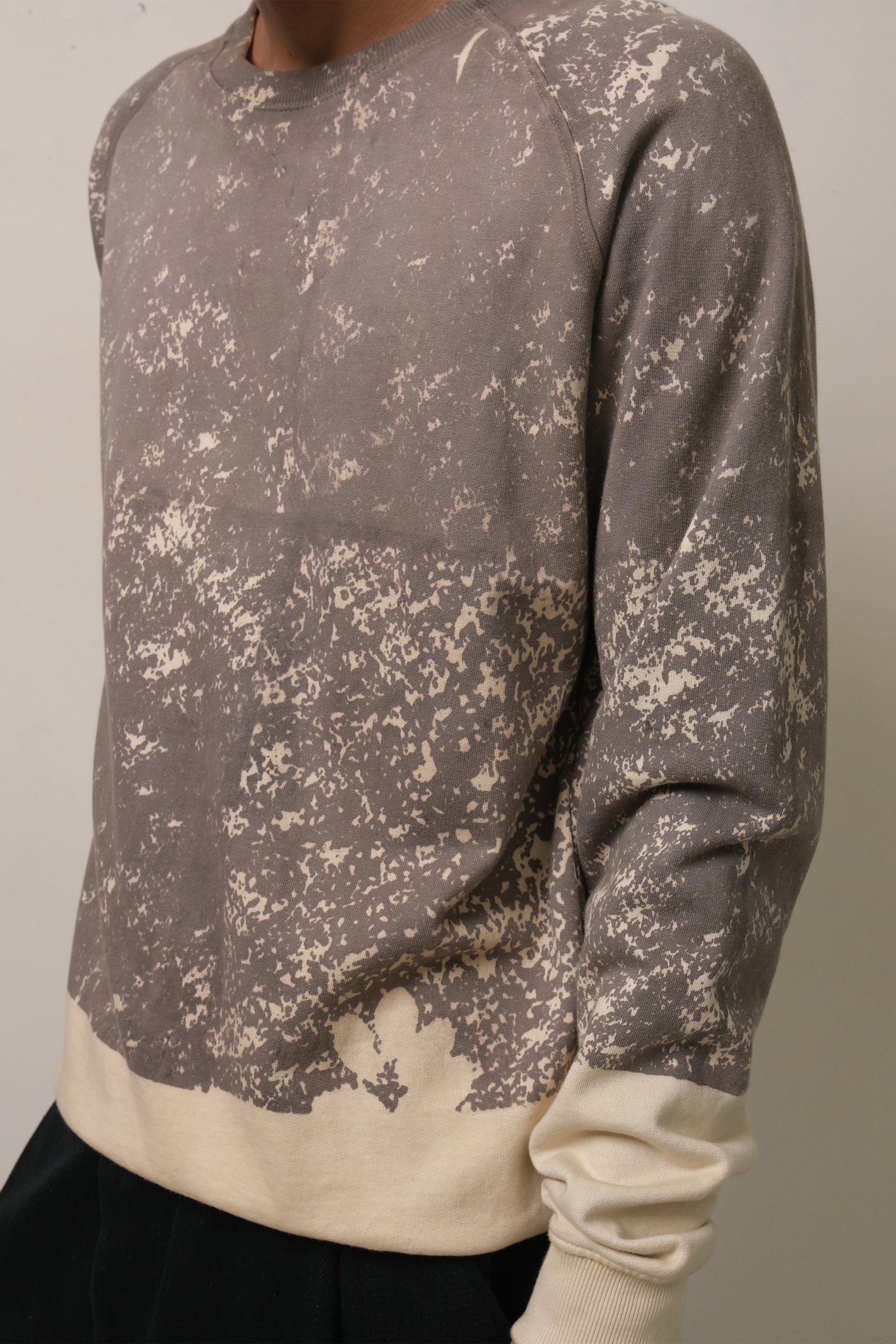 Charcoal Screen Printed Sweatshirt