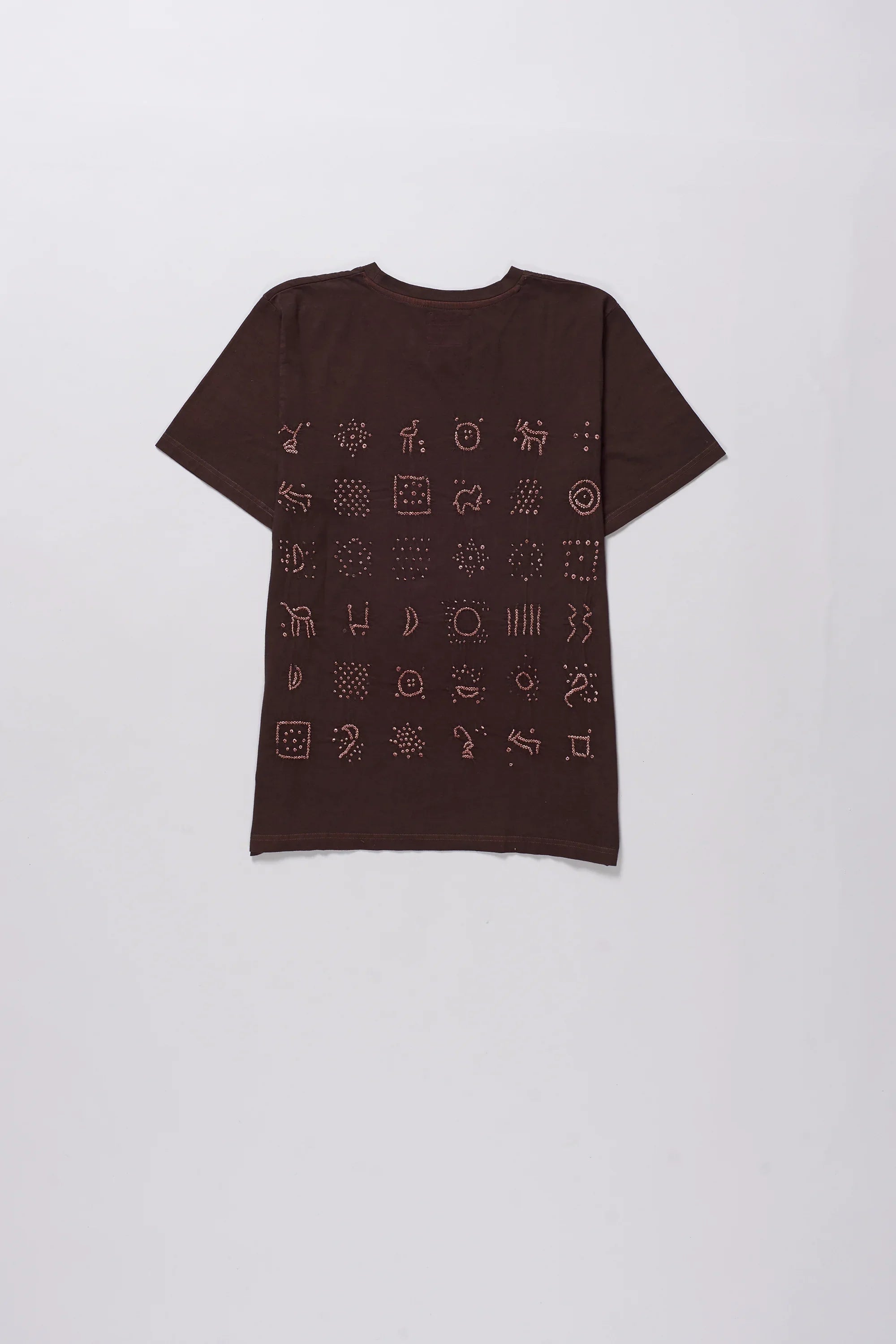 BURNT UMBER BANDHANI TEE