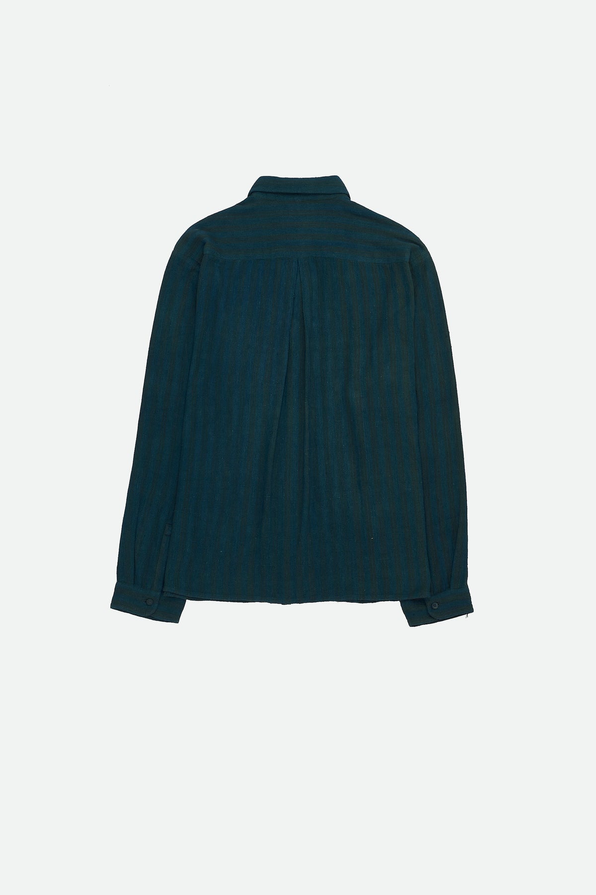 Yarn Dyed Cotton Shirt Bottle Green