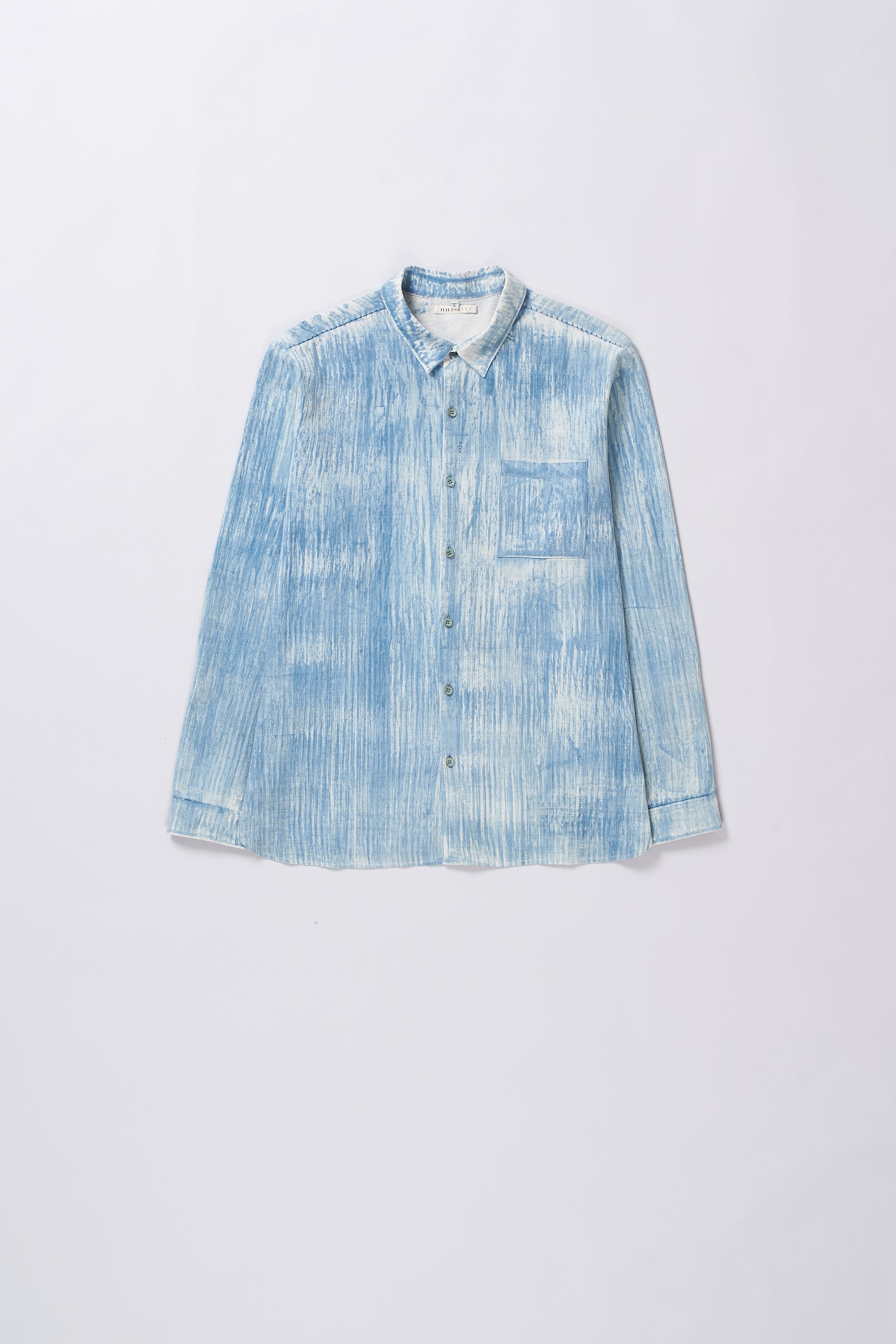 Indigo cotton shirt