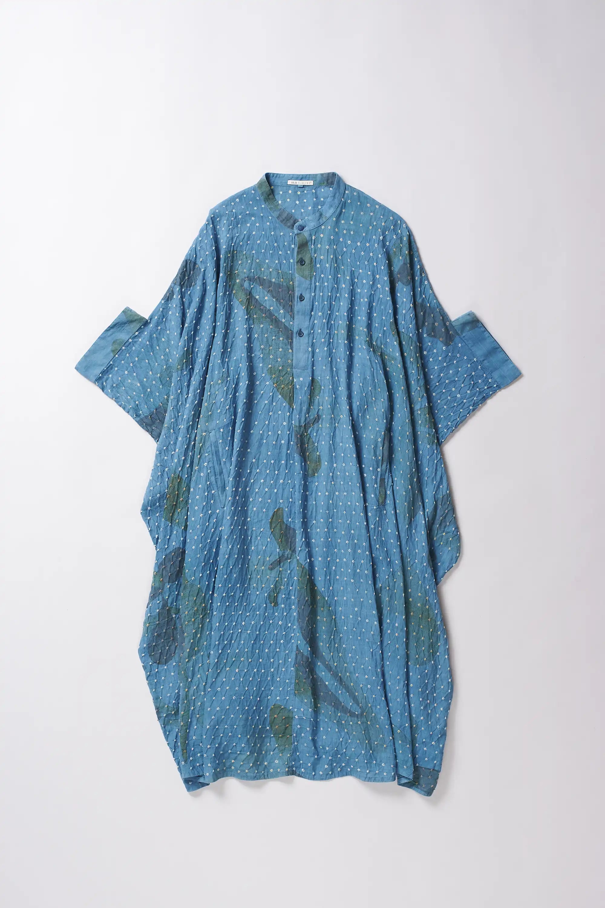Cotton light indigo dress