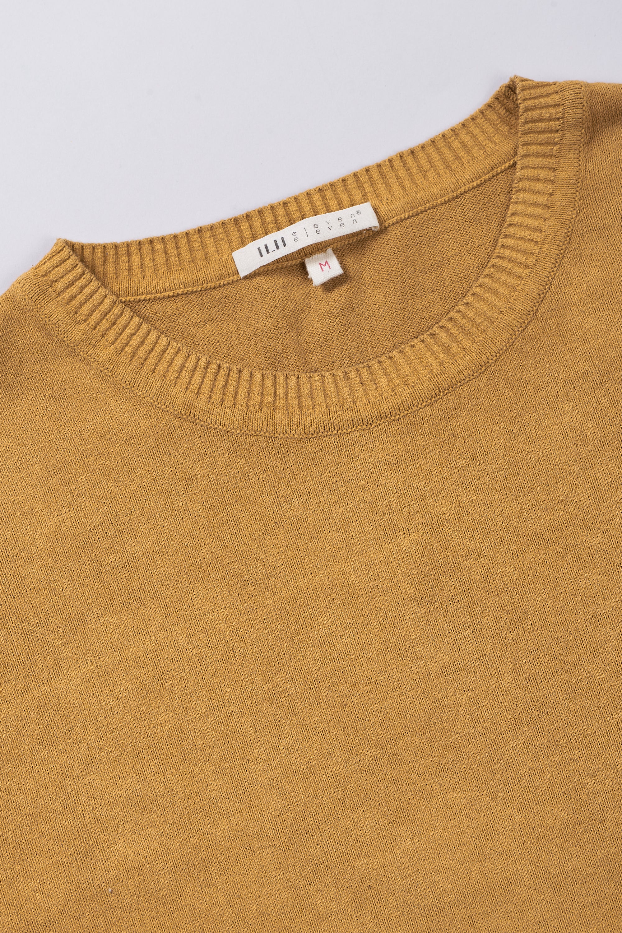 MUSTARD YELLOW COTTON T-SHIRT