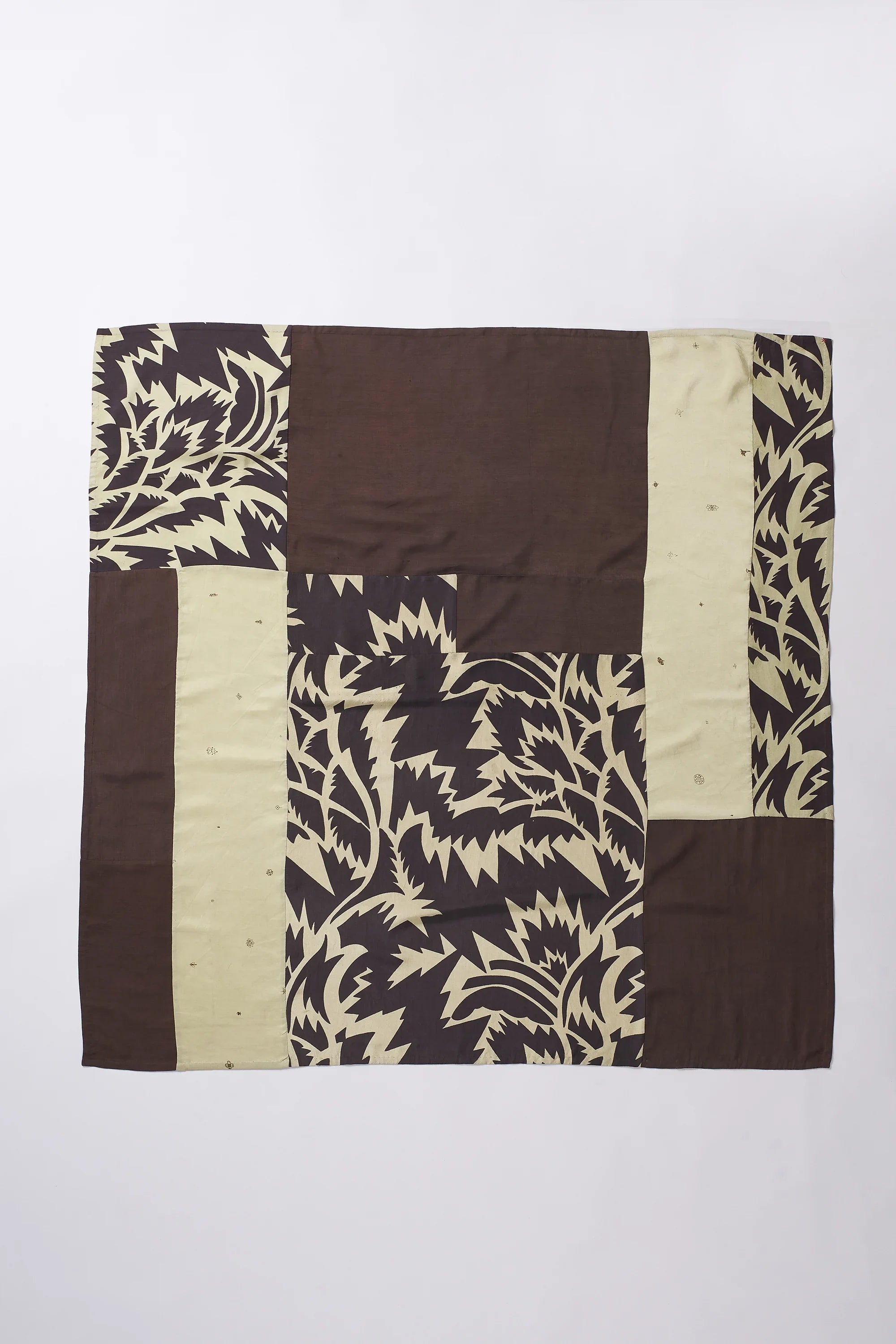 Patchwork Square Scarf in Silk