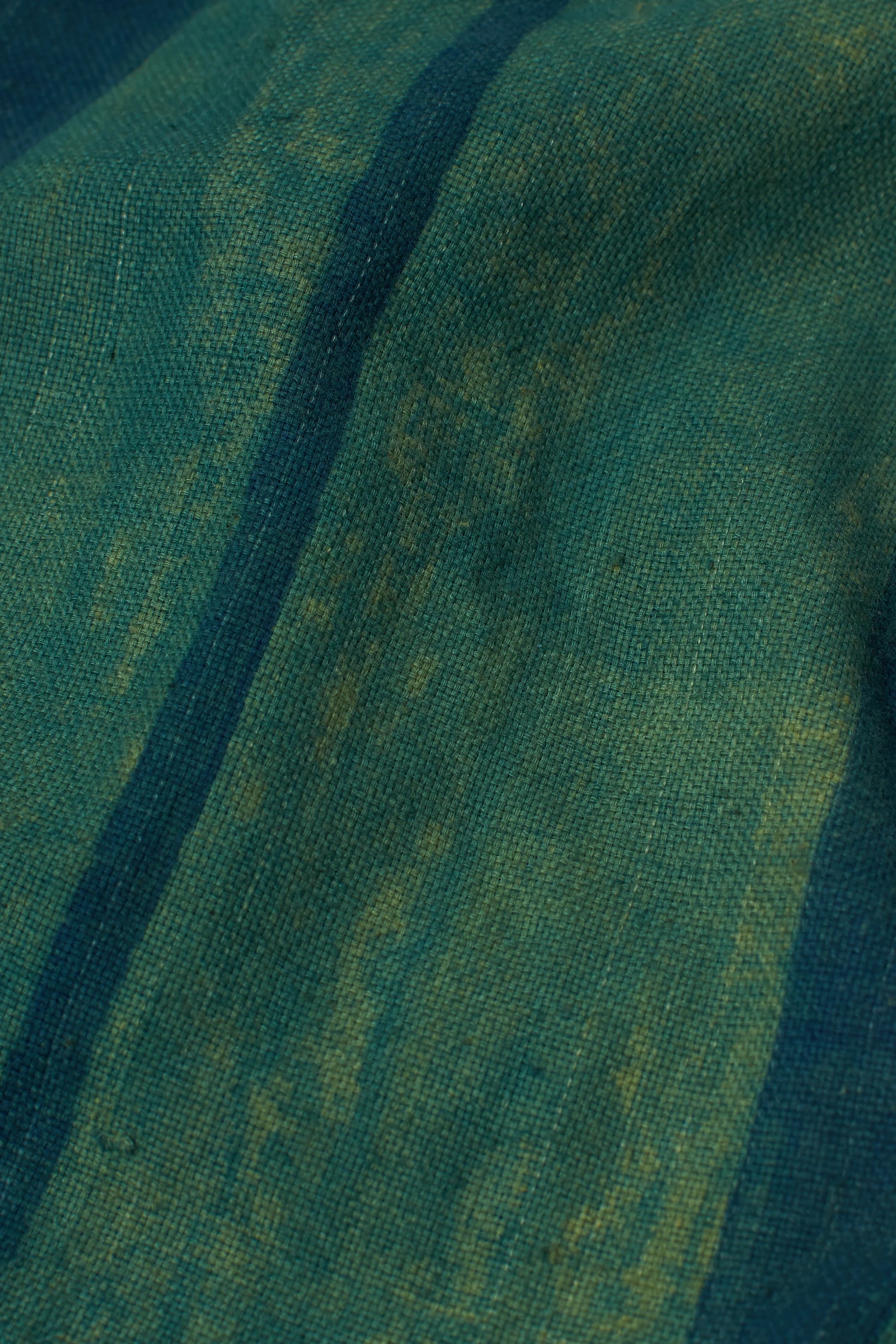 Block Printed String Pants with Shibori