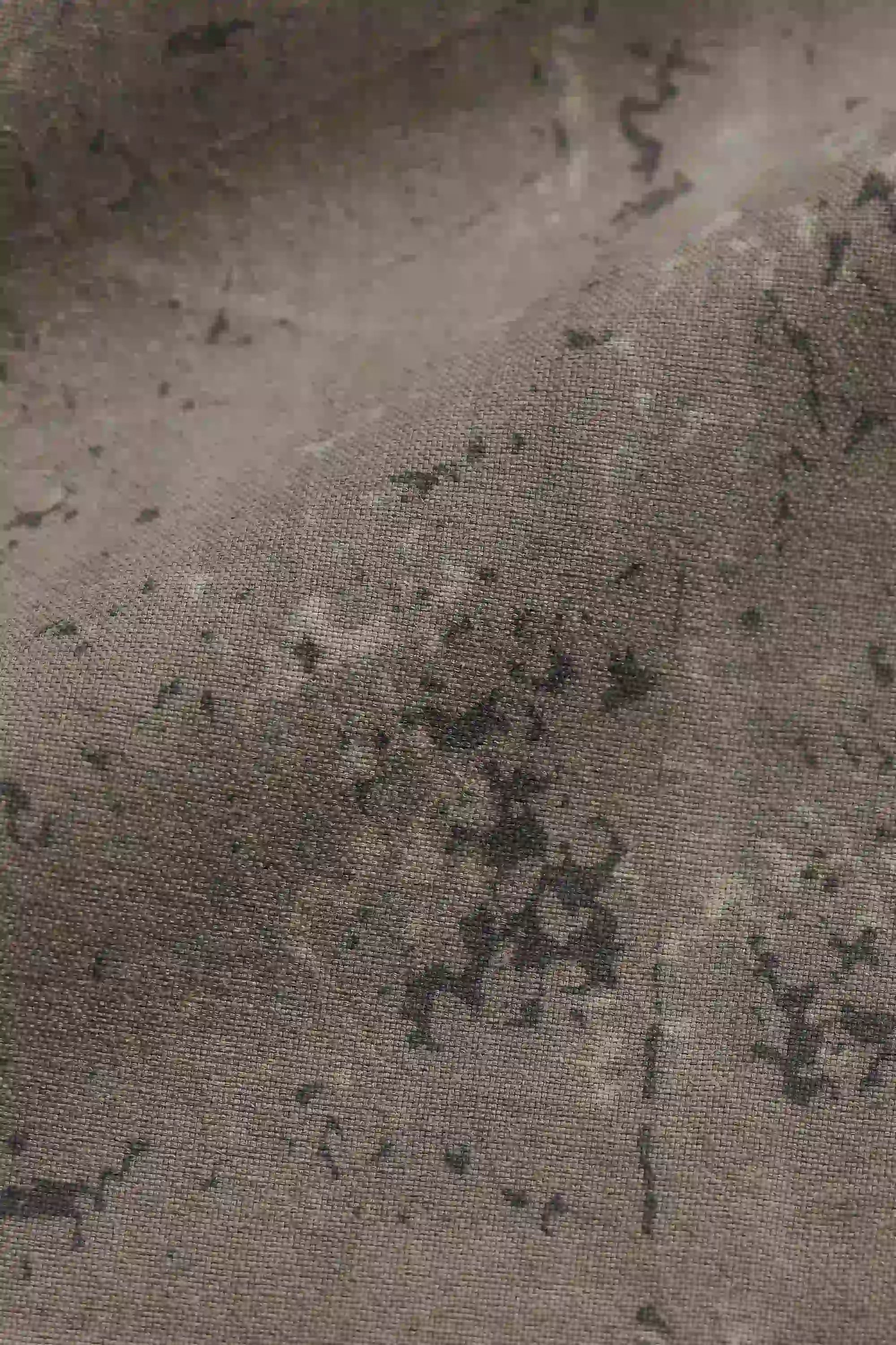 Textured Trousers in Khaki Green