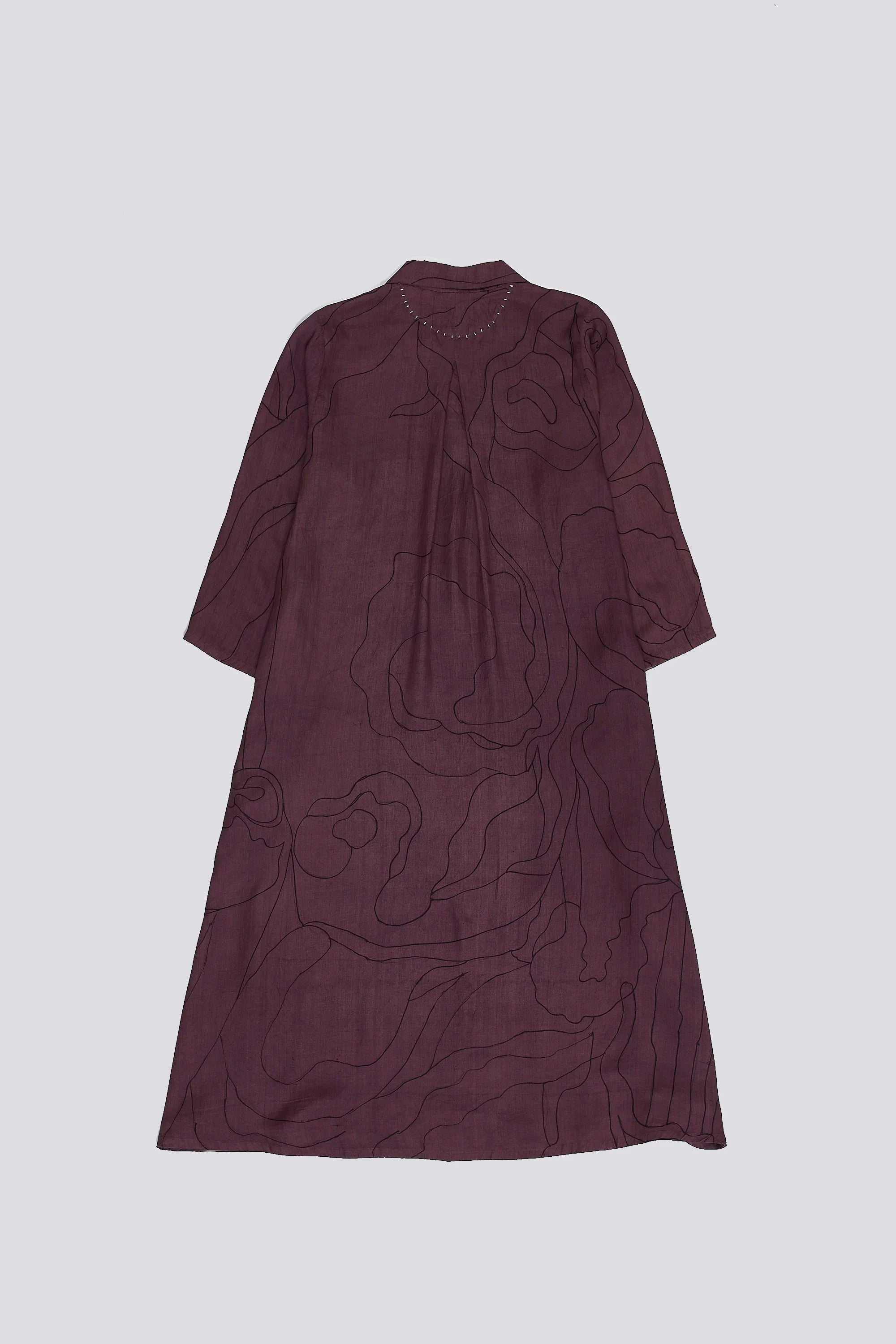 Hand Painted Silk Dress