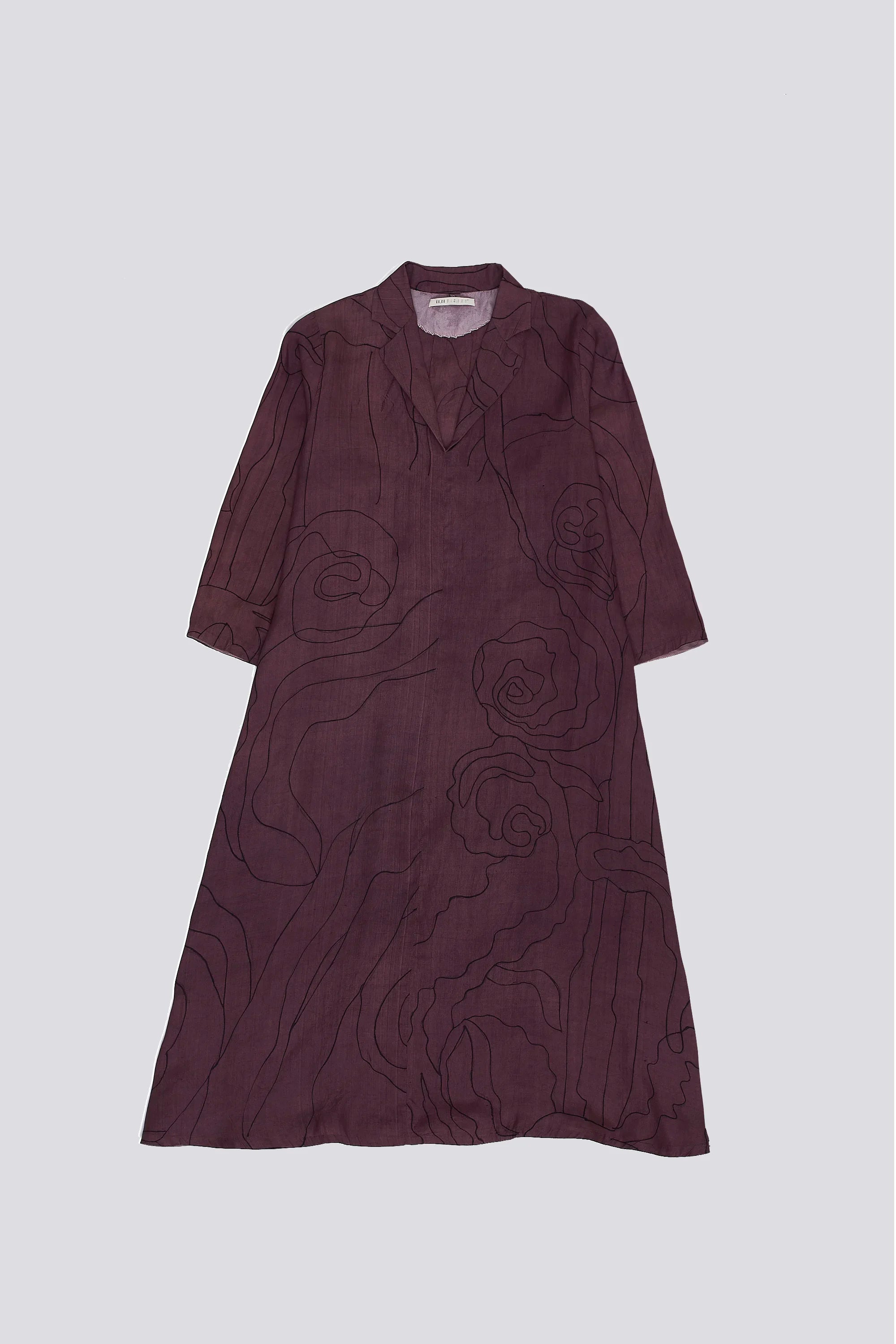 Hand Painted Silk Dress