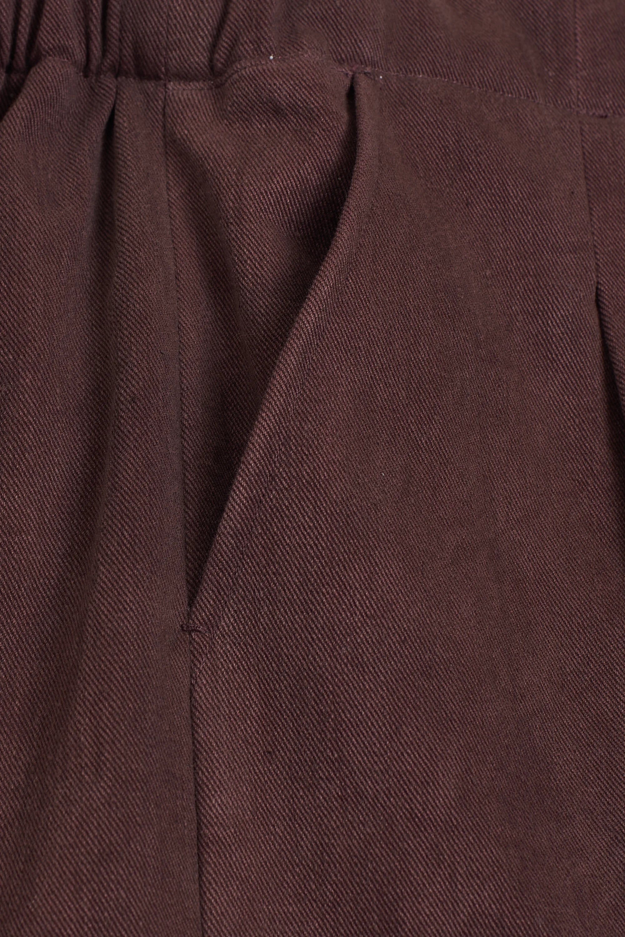 Burnt Umber Handspun Denim Pant