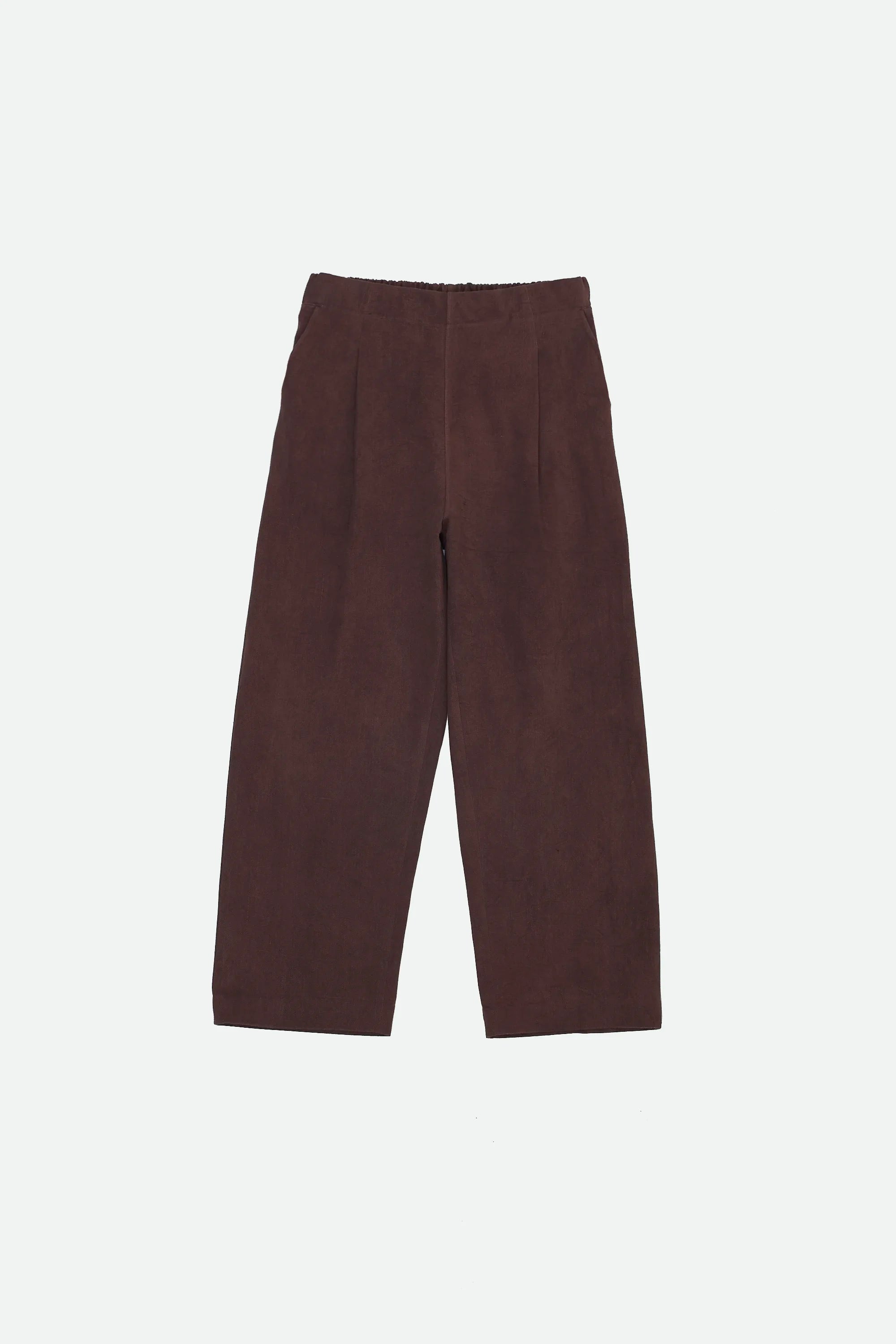 Handspun Denim Pant Burnt Umber