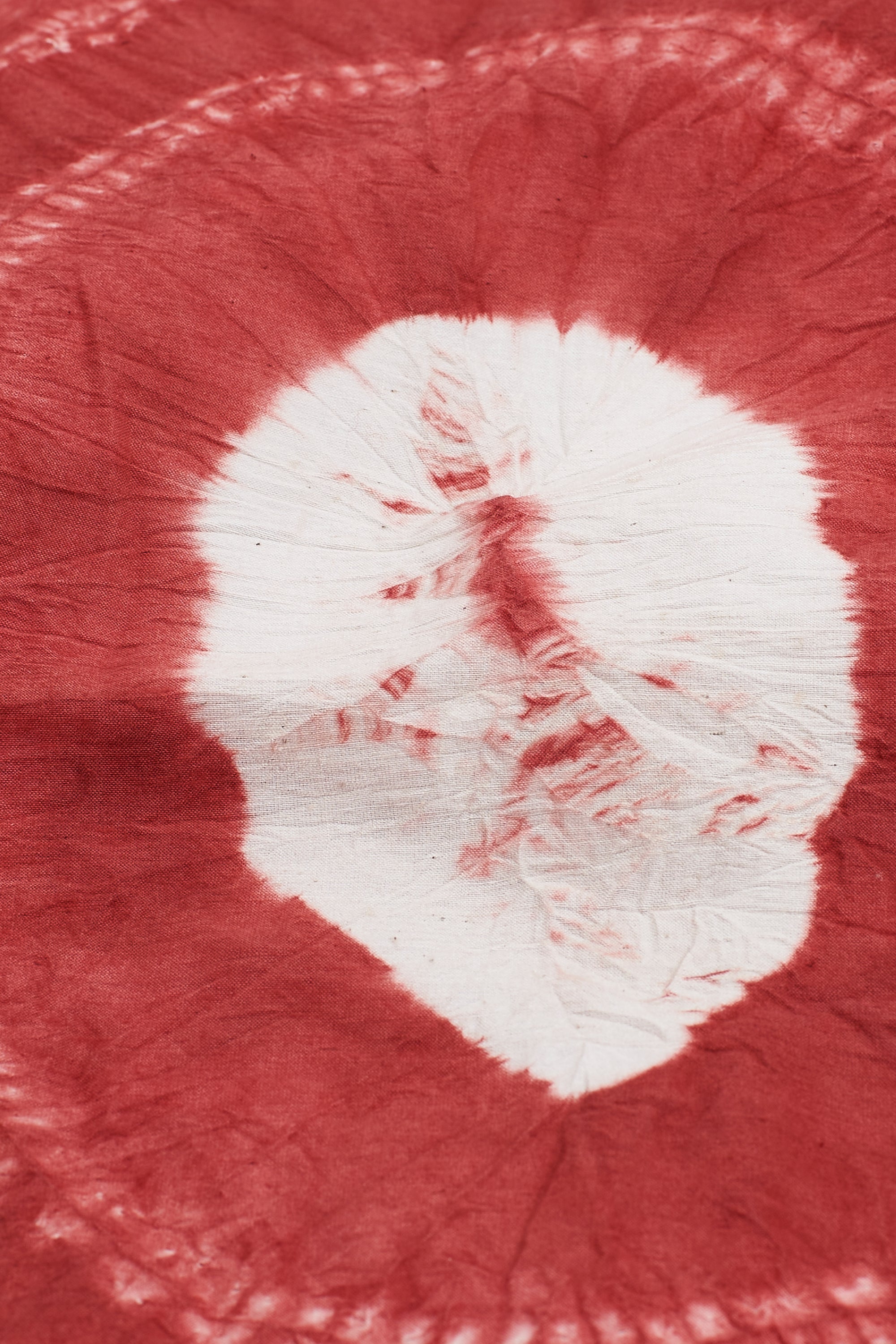 Crimson Pink Oversized Shibori Shirt