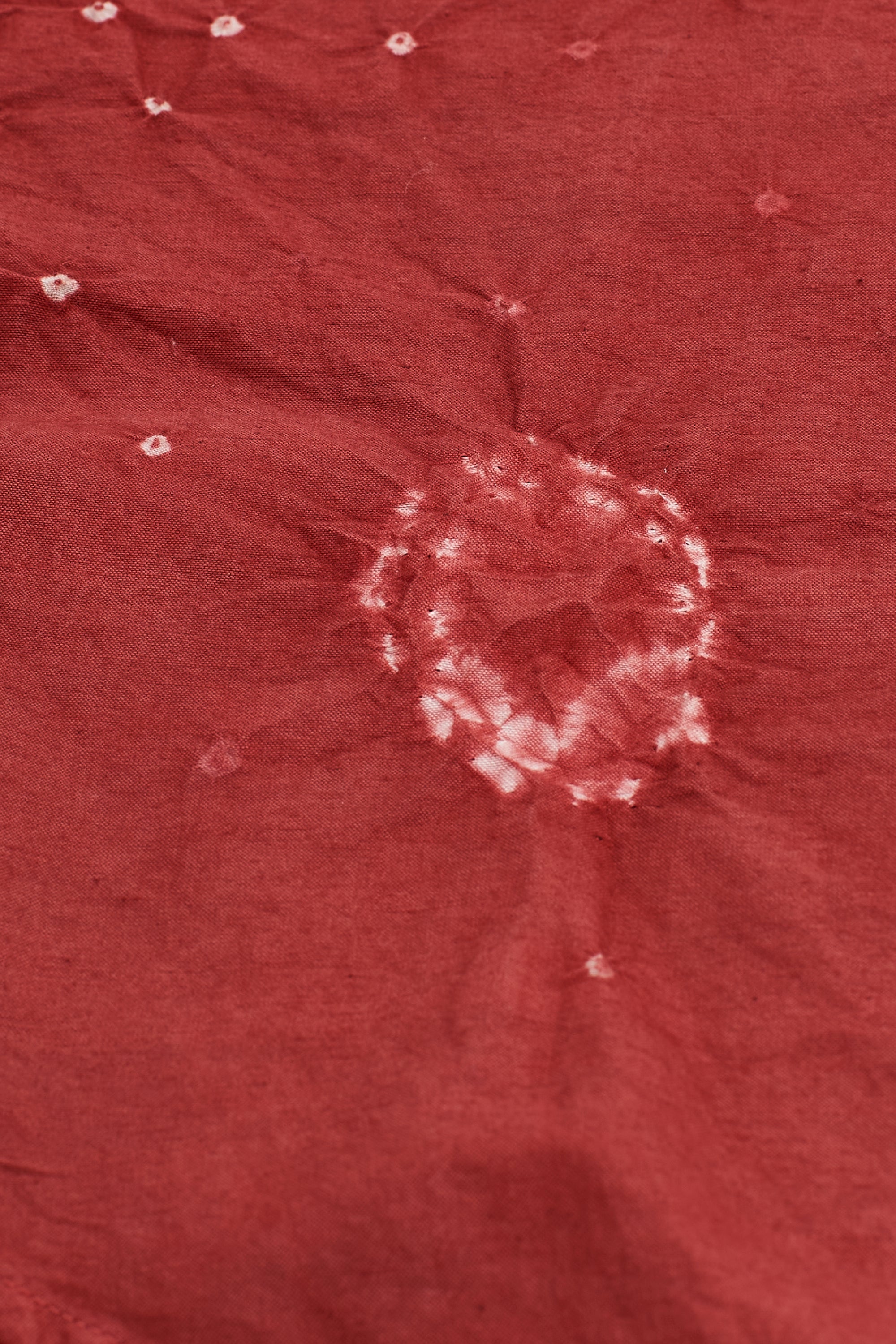 Crimson Pink Oversized Shibori Shirt