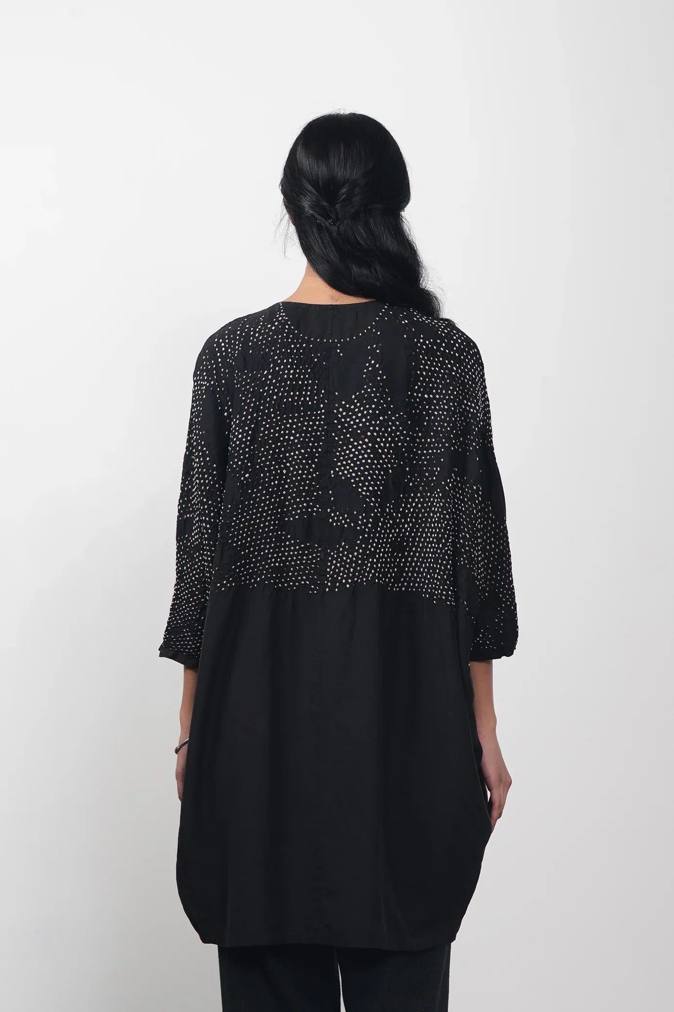 Black Bandhani Dress