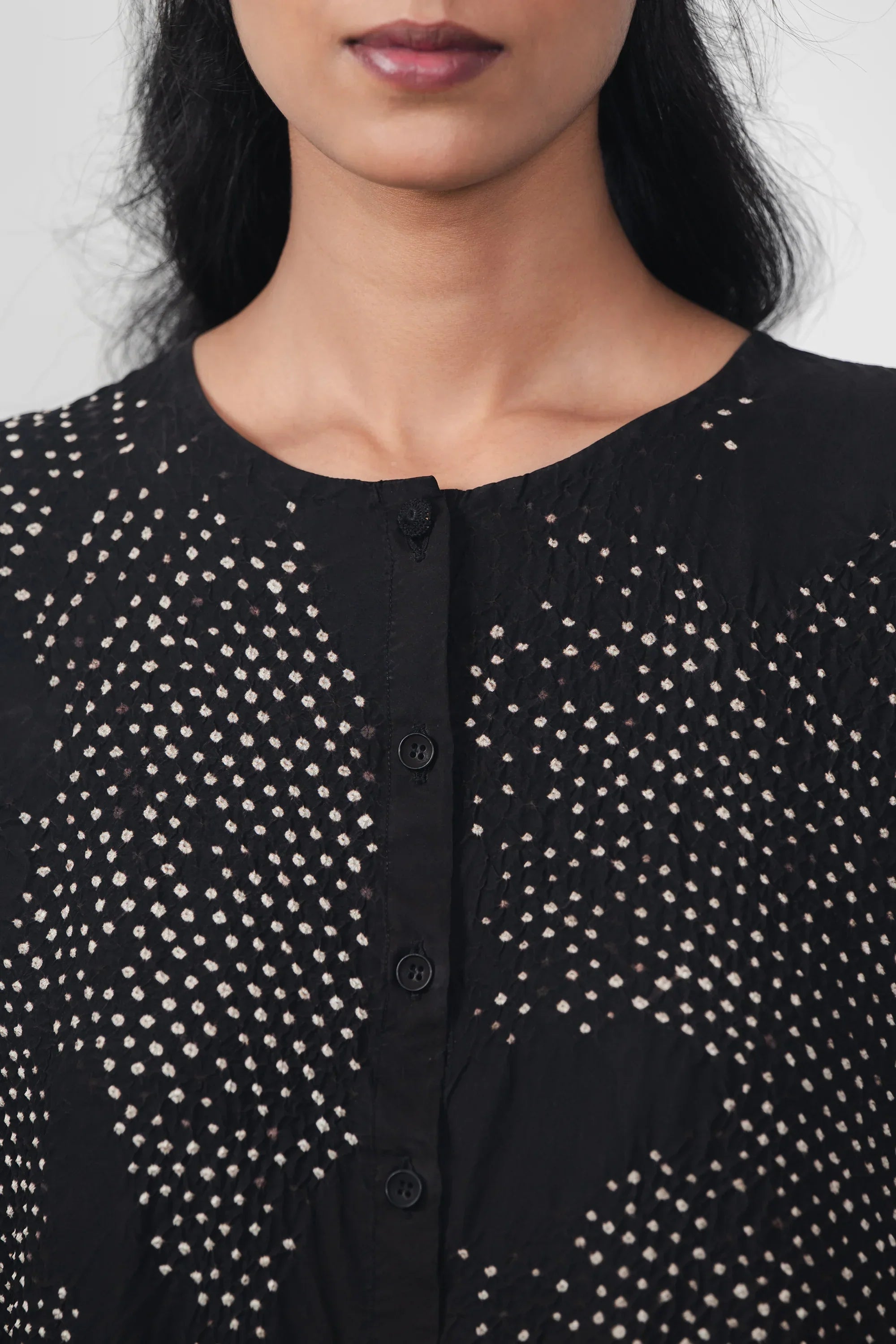 Black Bandhani Dress