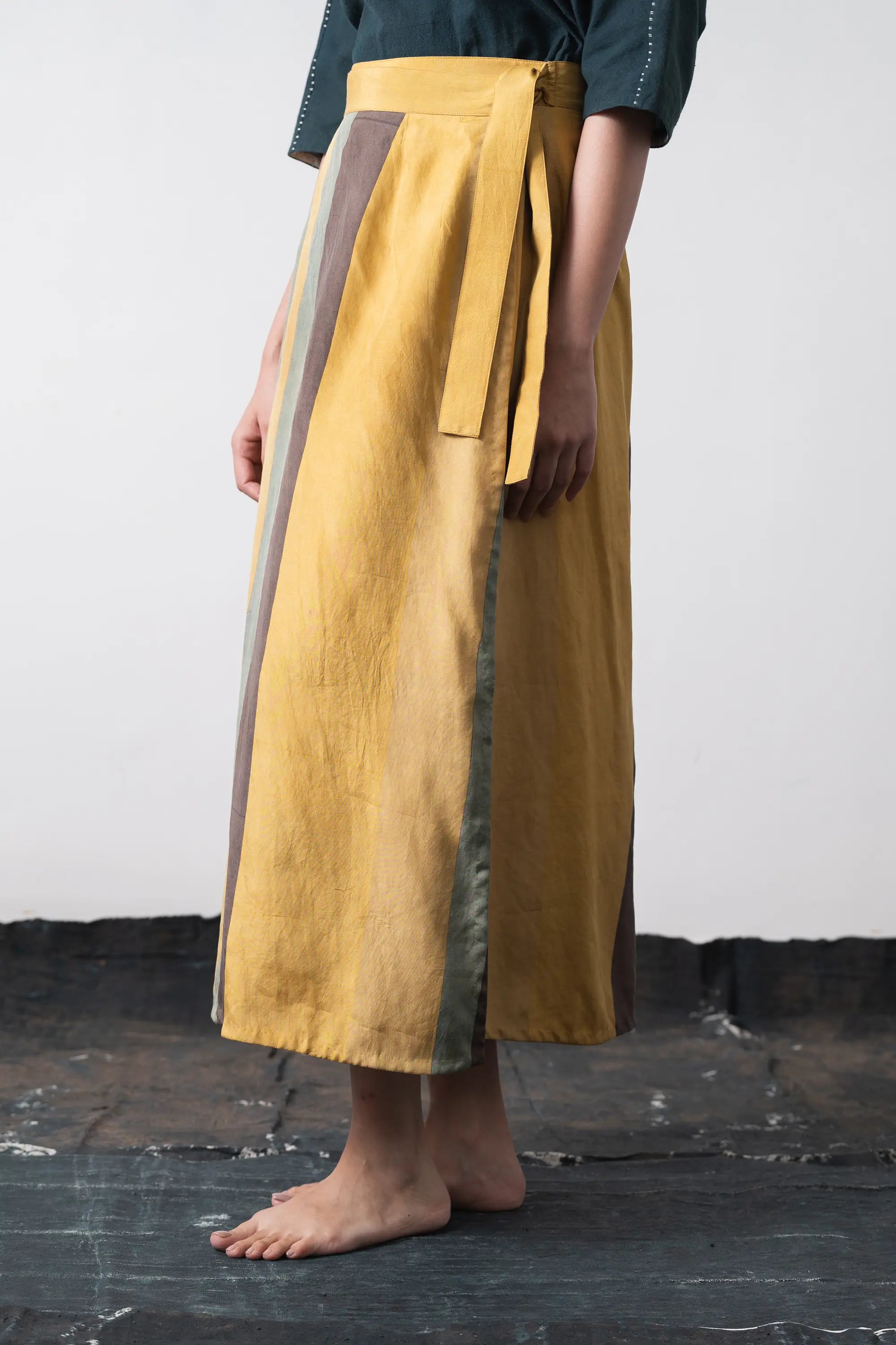 Silk Wrap Skirt