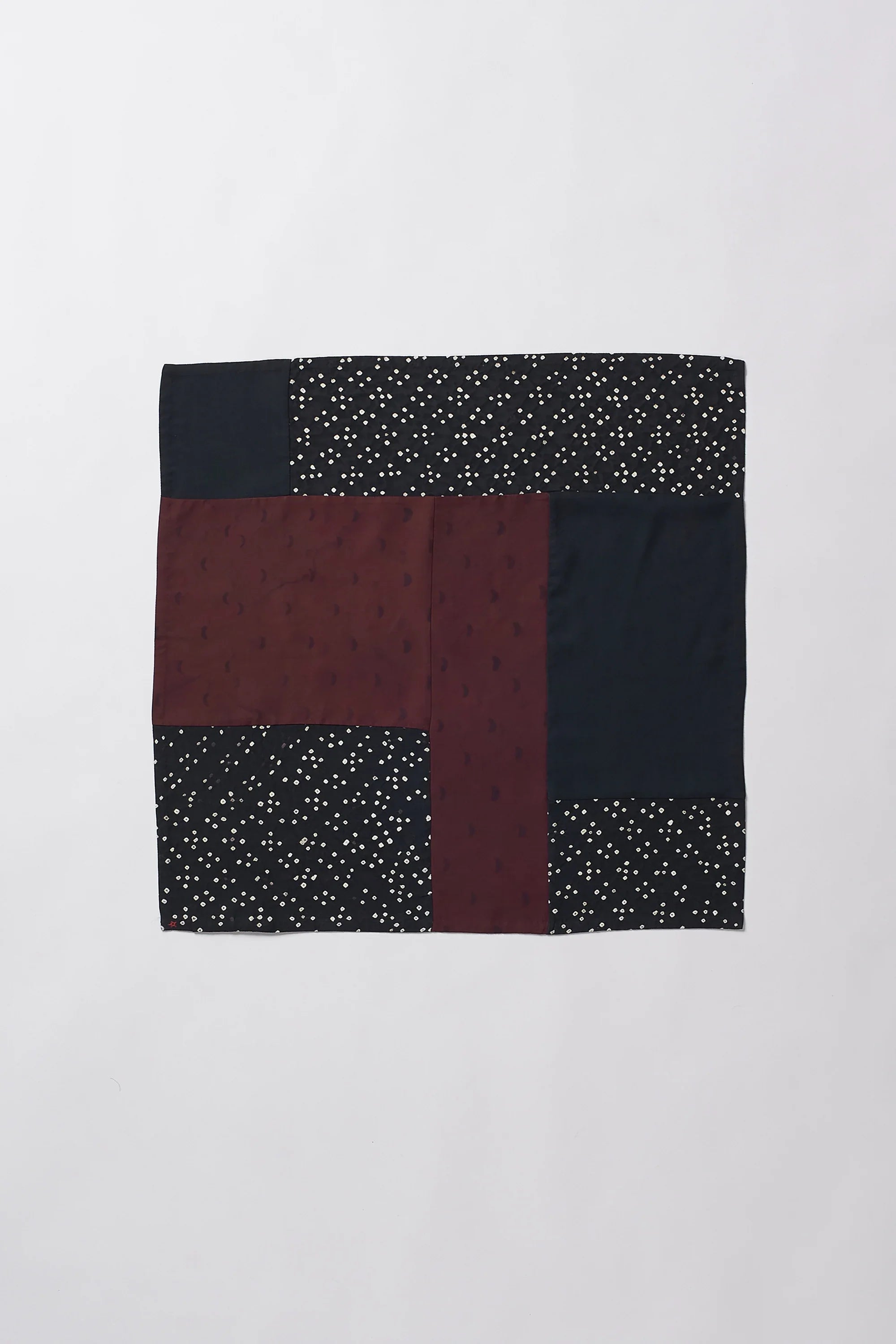 Scarf in Silk Patchwork