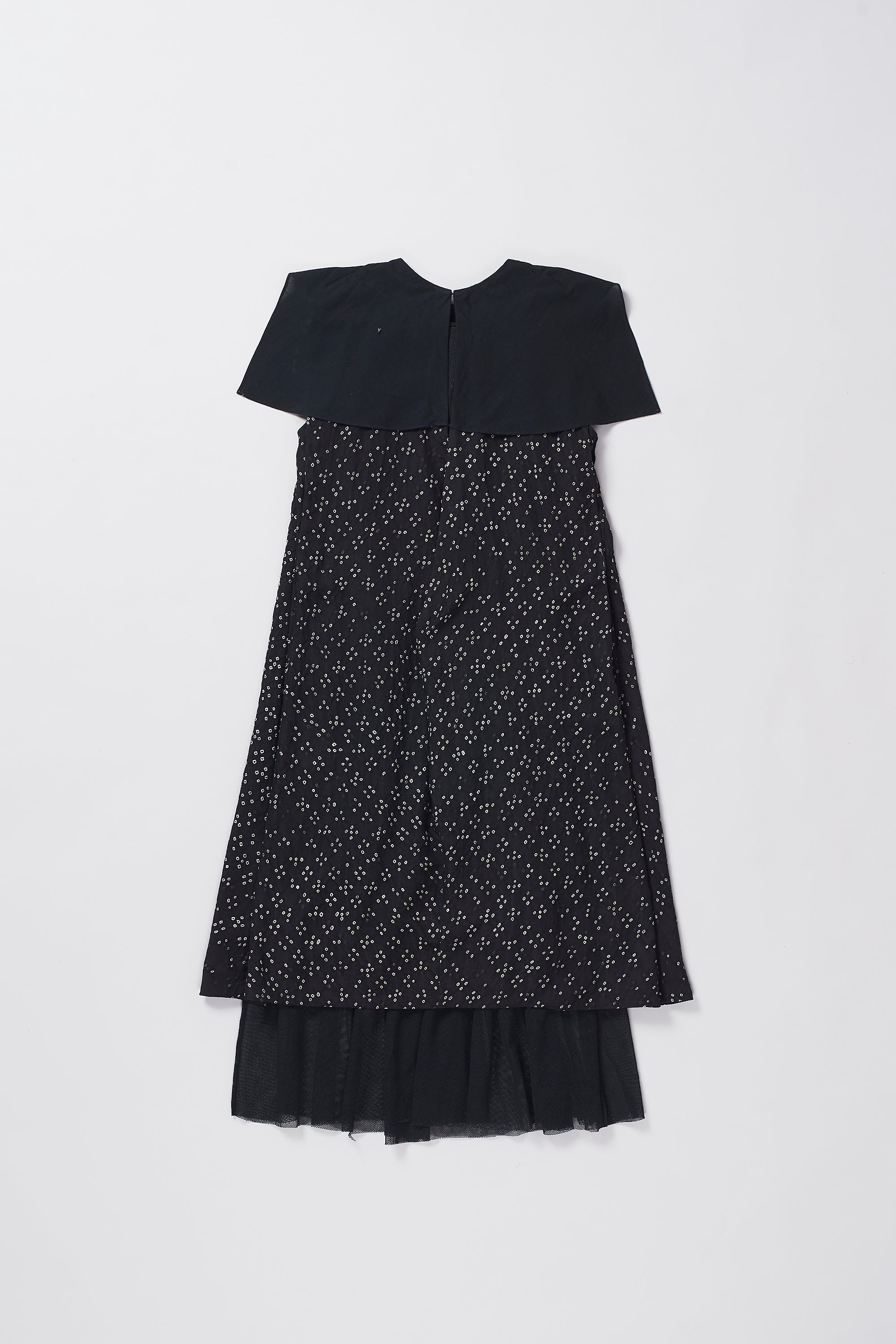 SLEEVELESS MULTI LAYERED DRESS