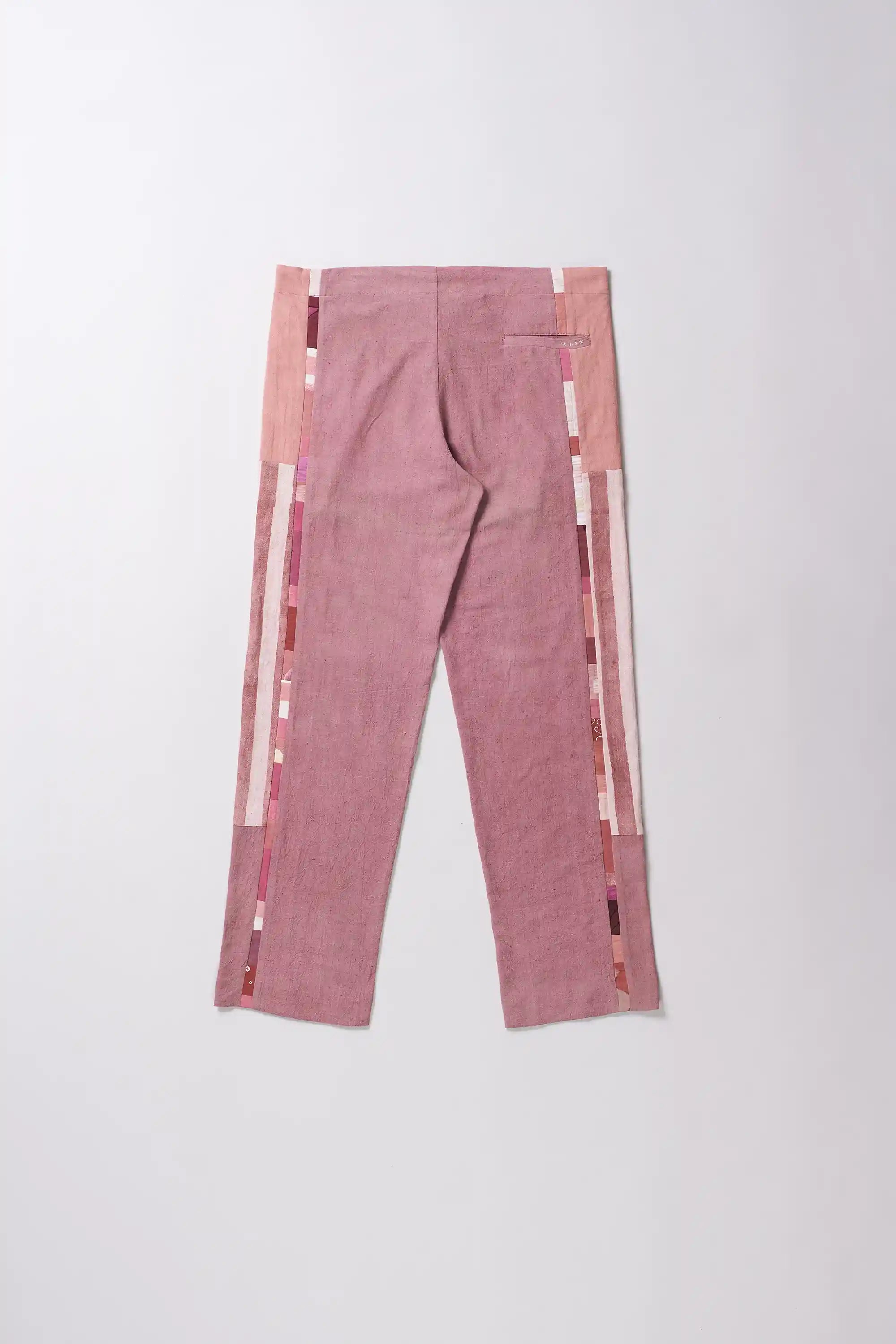 Cotton fuchsia pink pant