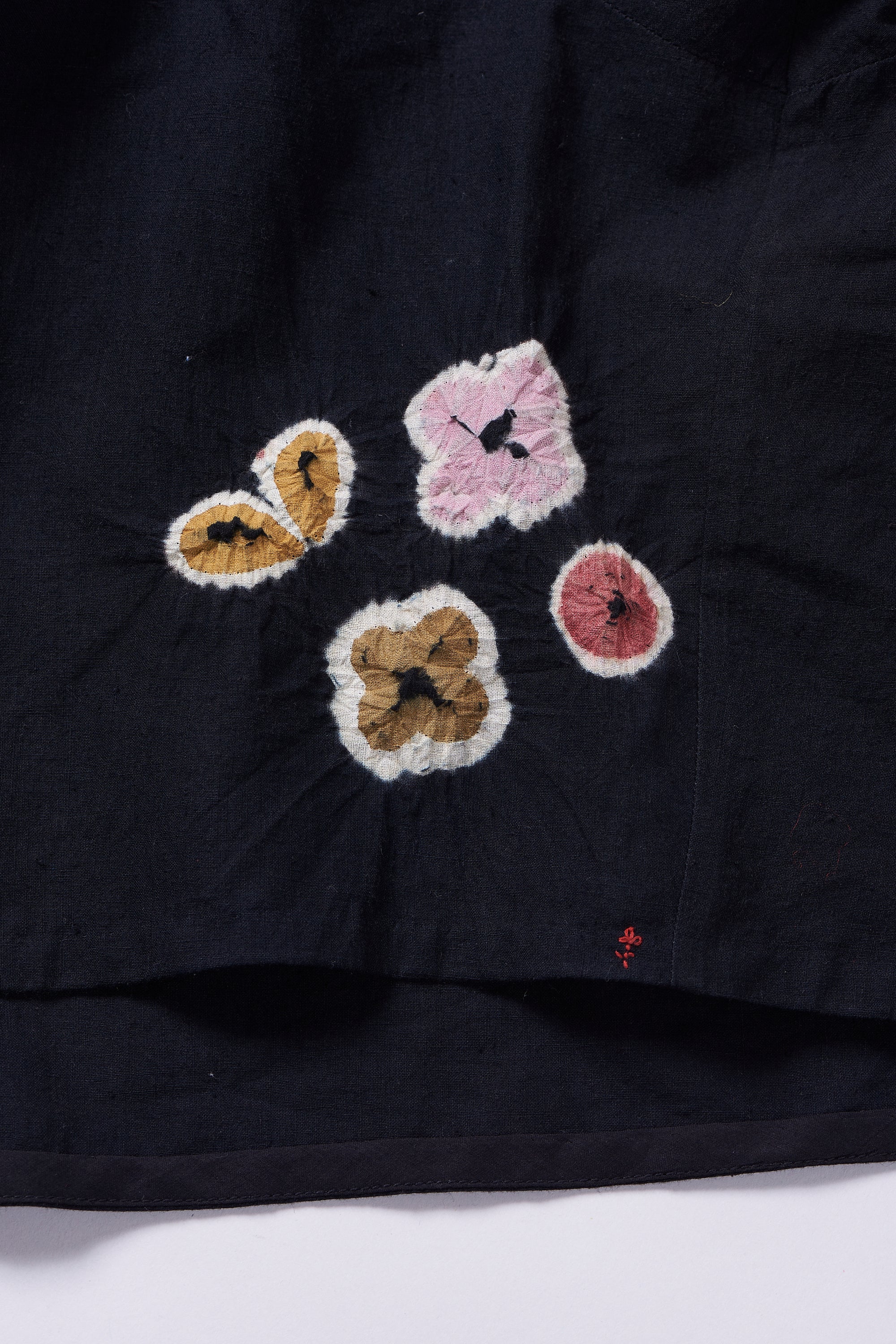 SHIBORI RAGLAN SLEEVE SHIRT