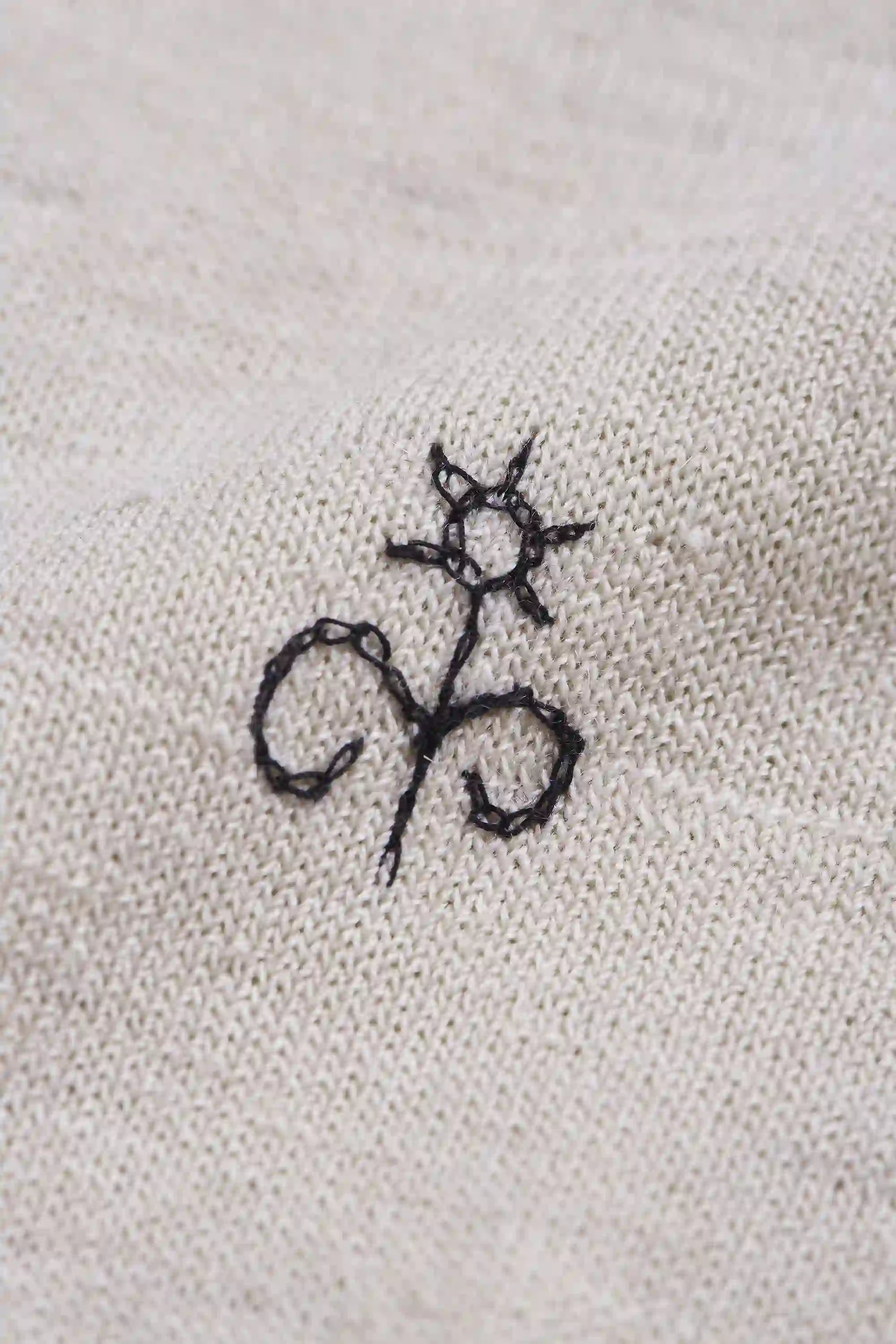 Ether Women's Ecru Embroidered Cardigan