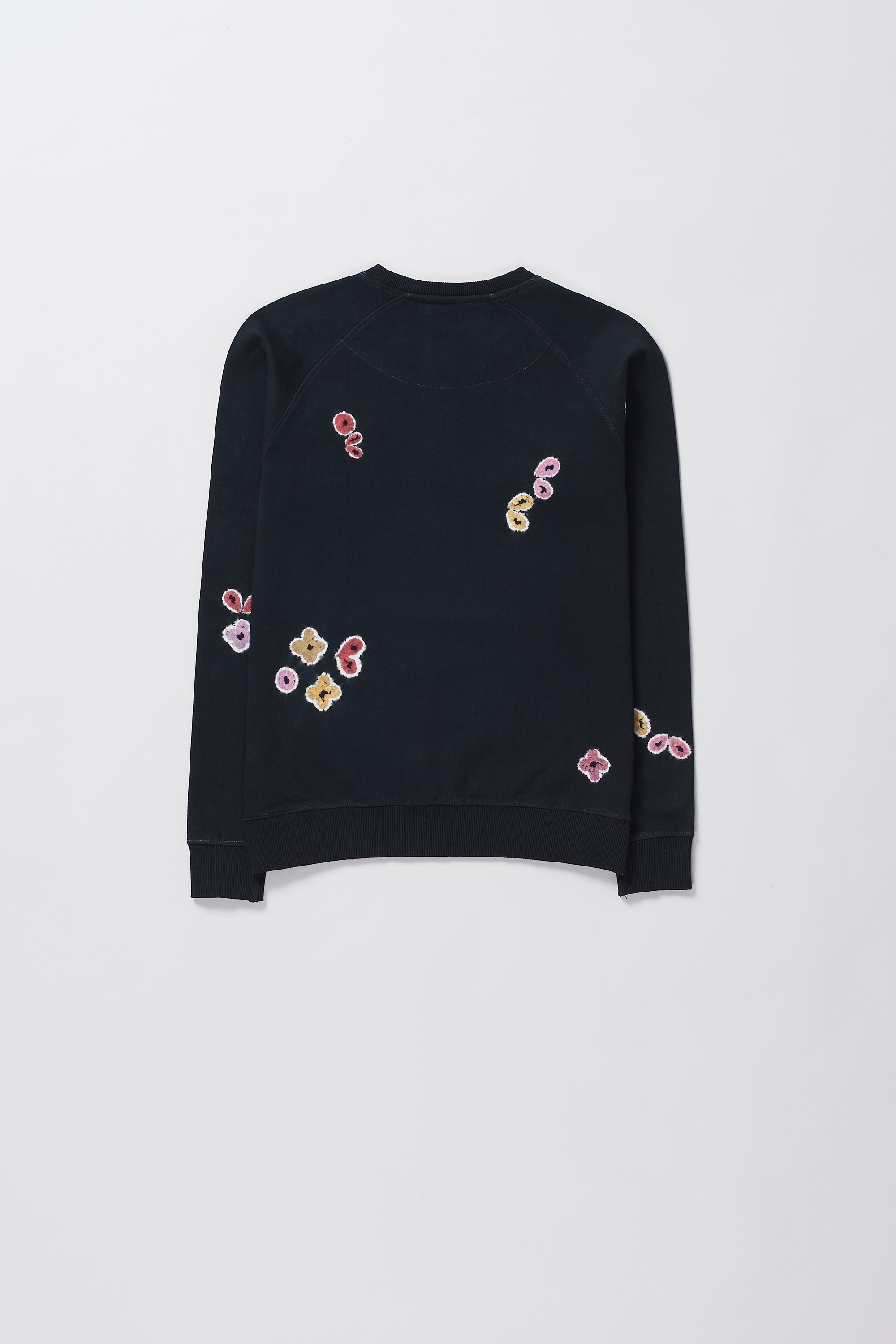 SHIBORI SWEATSHIRT IN BLACK