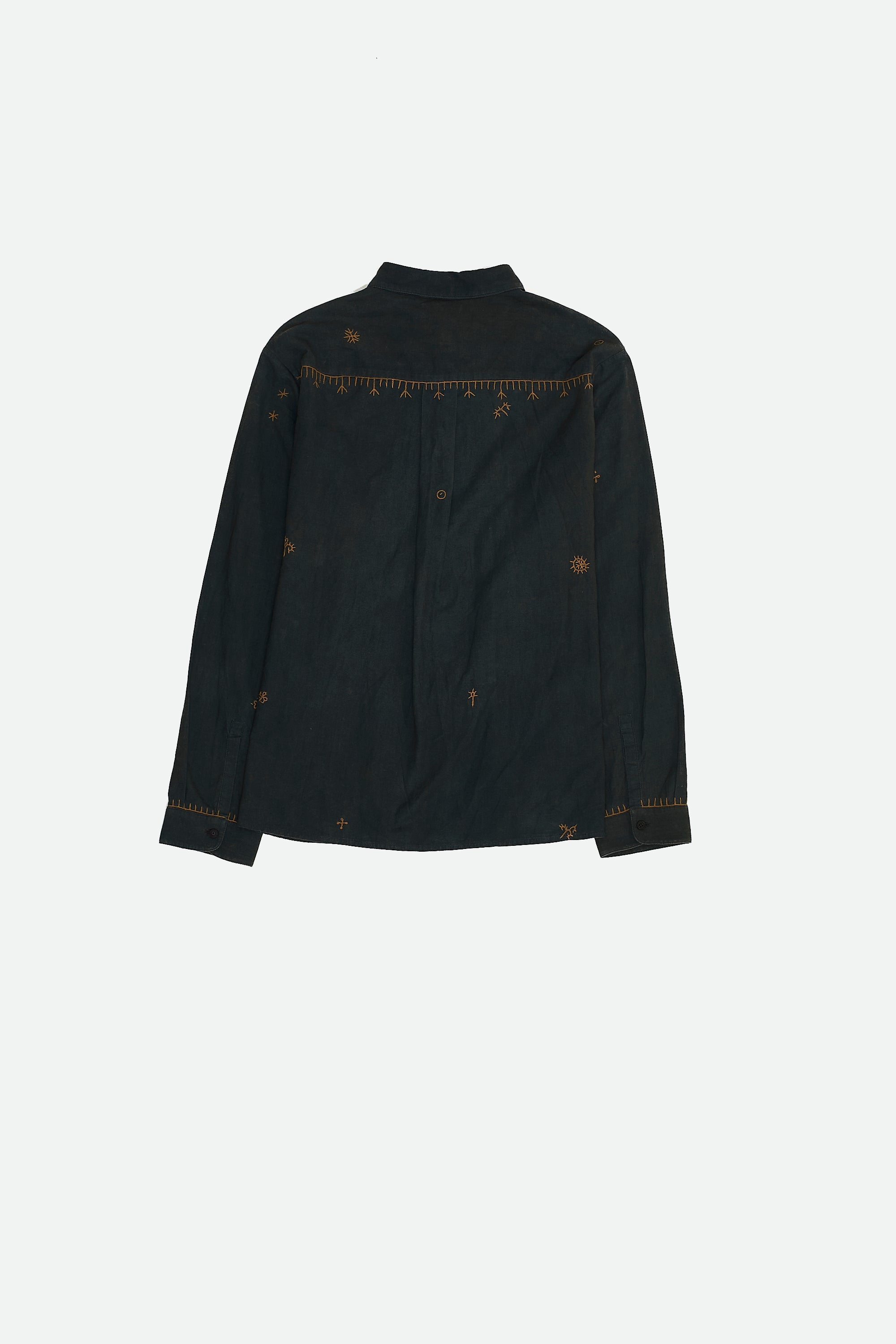 Midnight Indigo Cotton Unisex Shirt