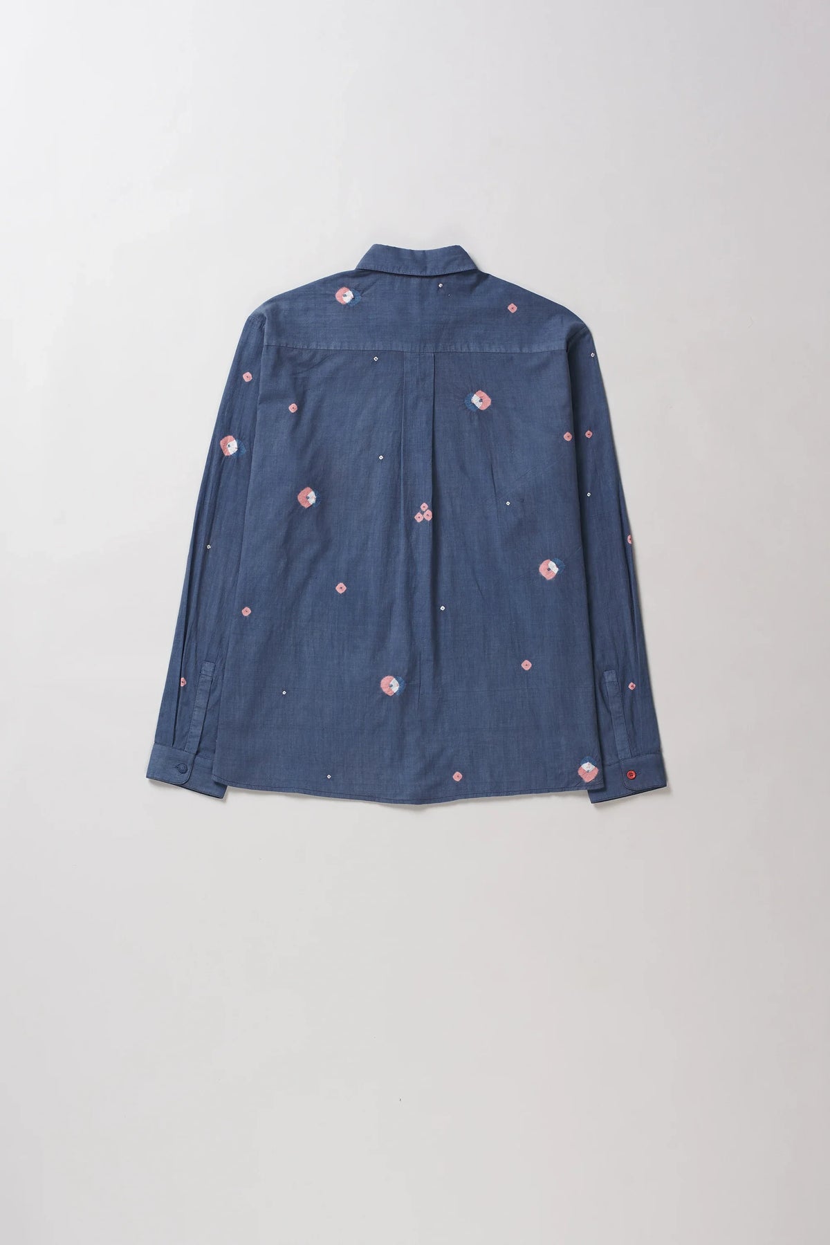 Blue Lilac Bandhani Shirt