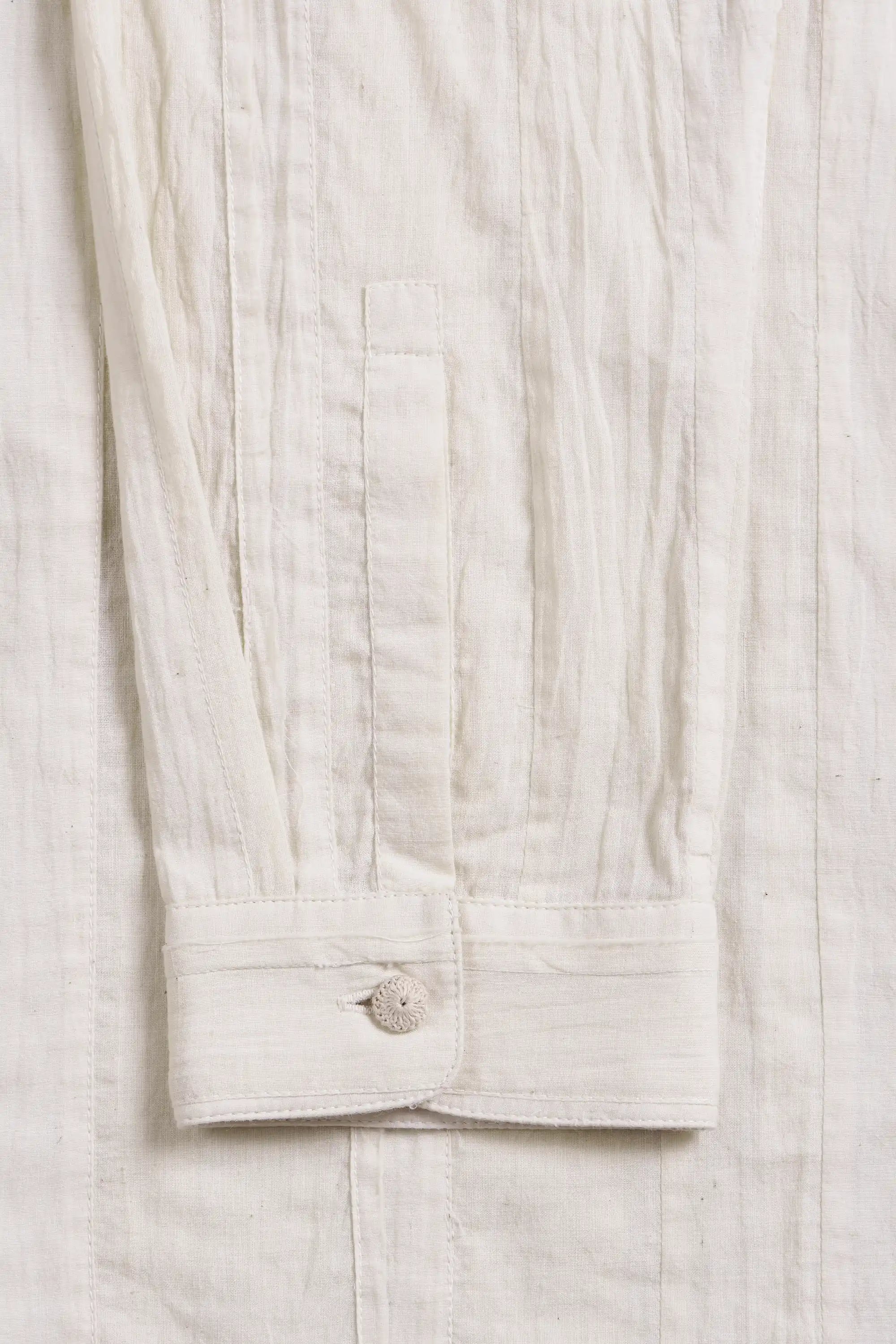 Relaxed Fit Mul Shirt in Ecru