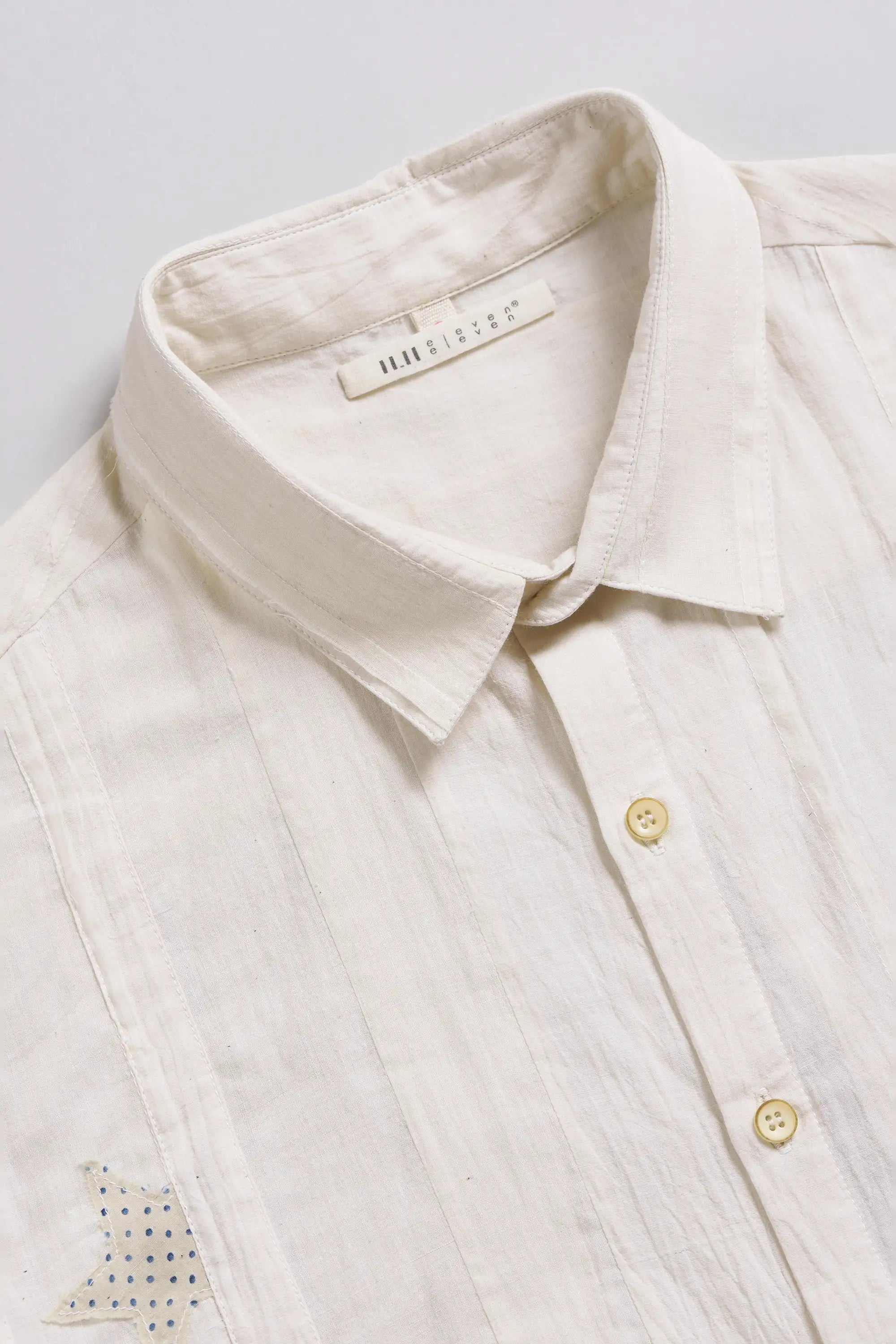 Relaxed Fit Mul Shirt in Ecru