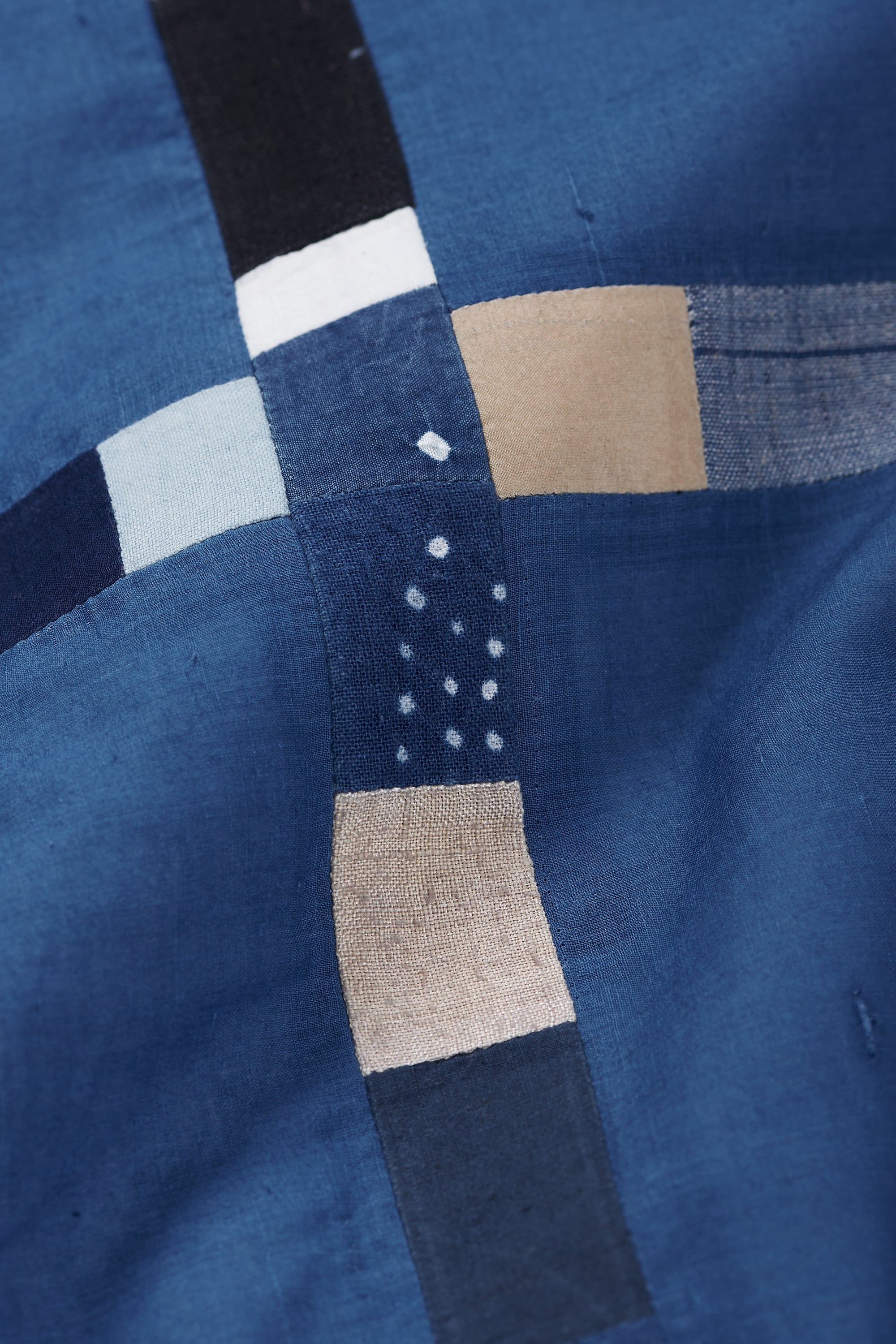 Indigo Patchwork Jacket