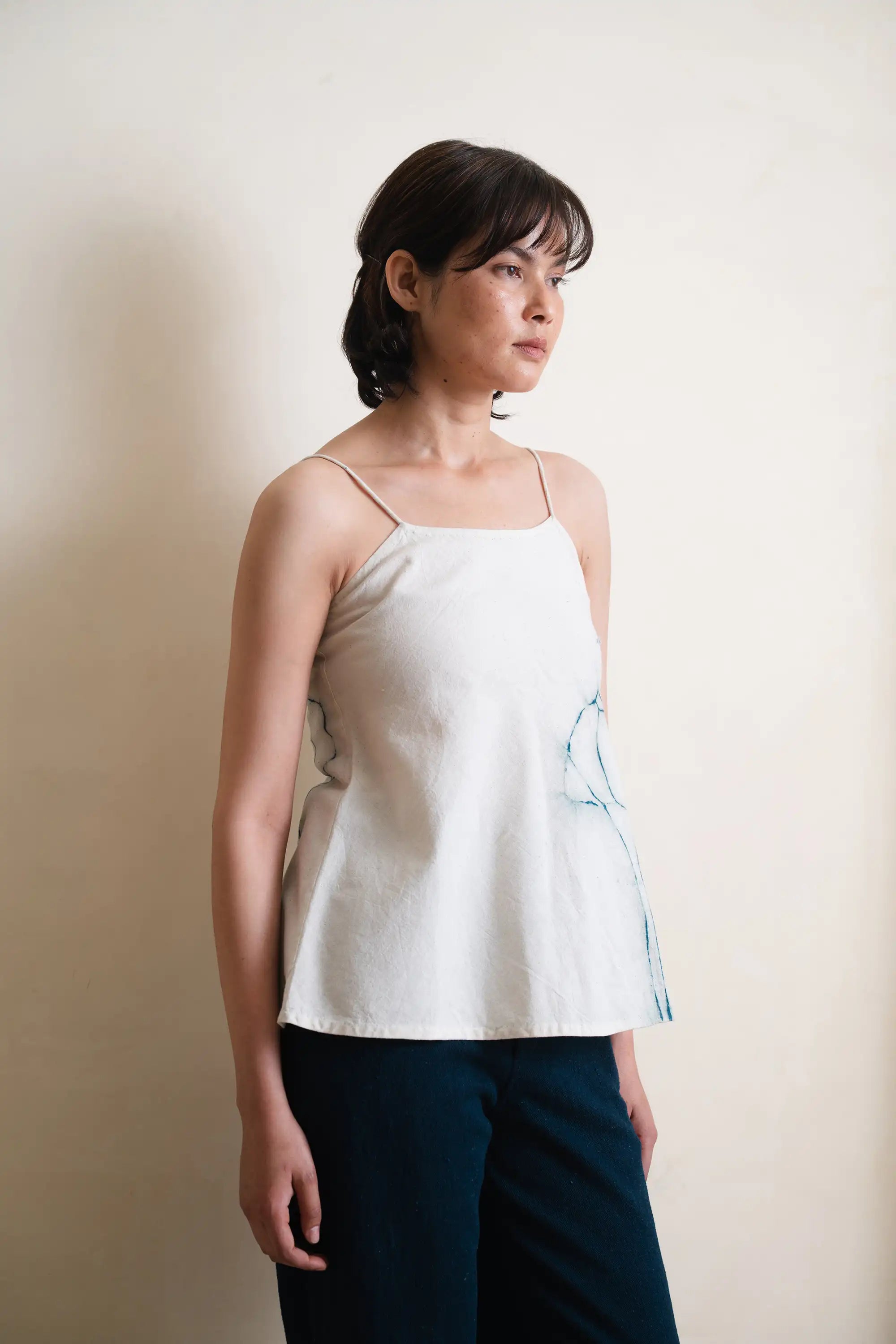 Orfeau Ecru Shibori Top