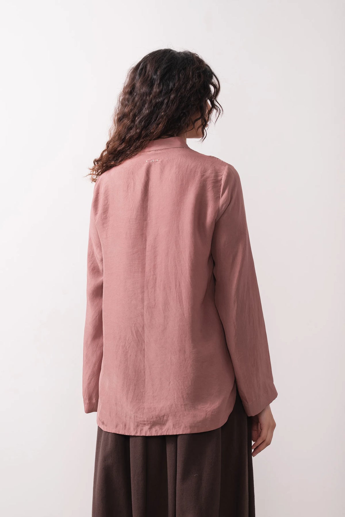 Dusky Mauve Silk Tunic