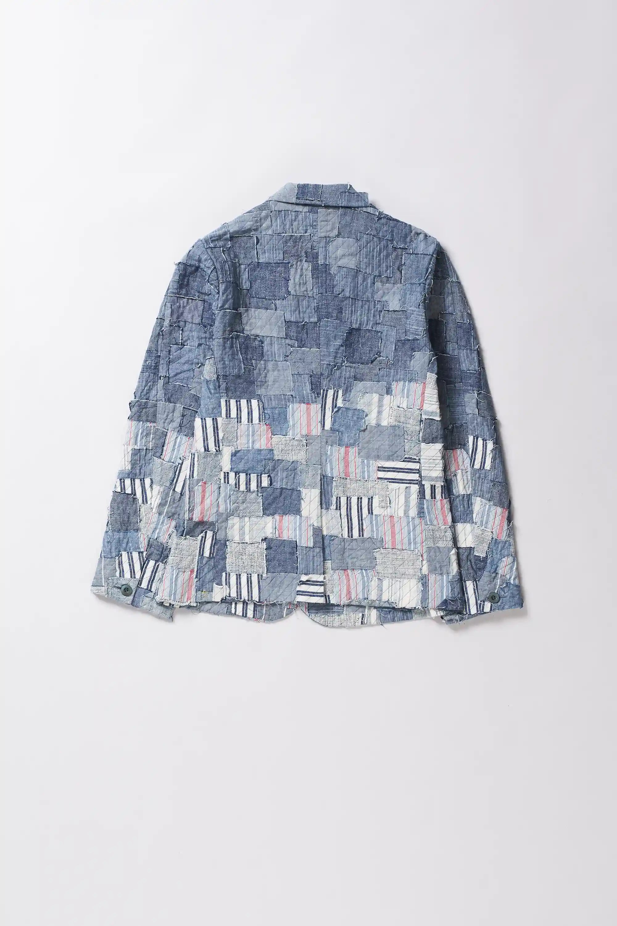 Back image of patchwork jacket