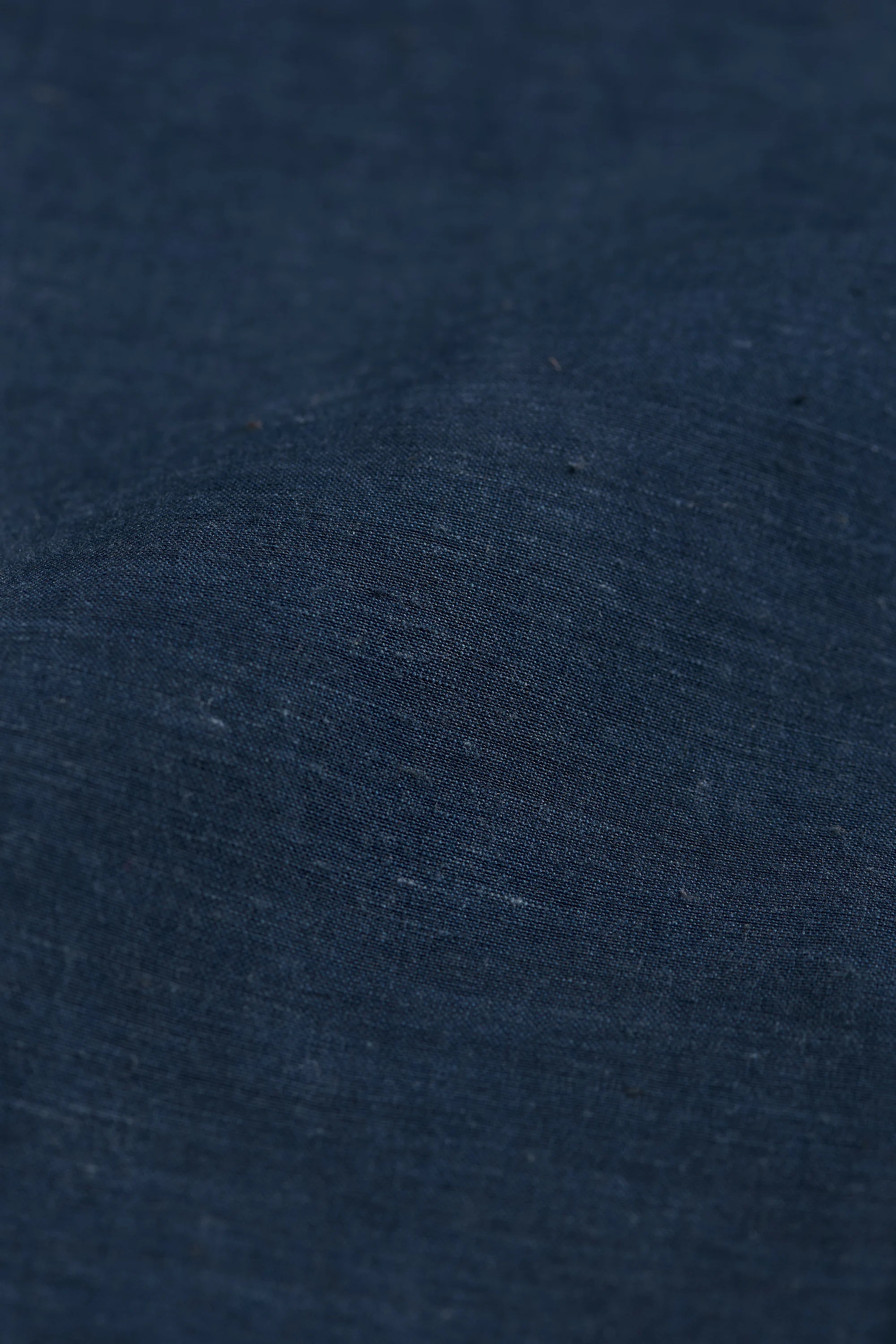 Band Collar Bandhani Shirt in Indigo