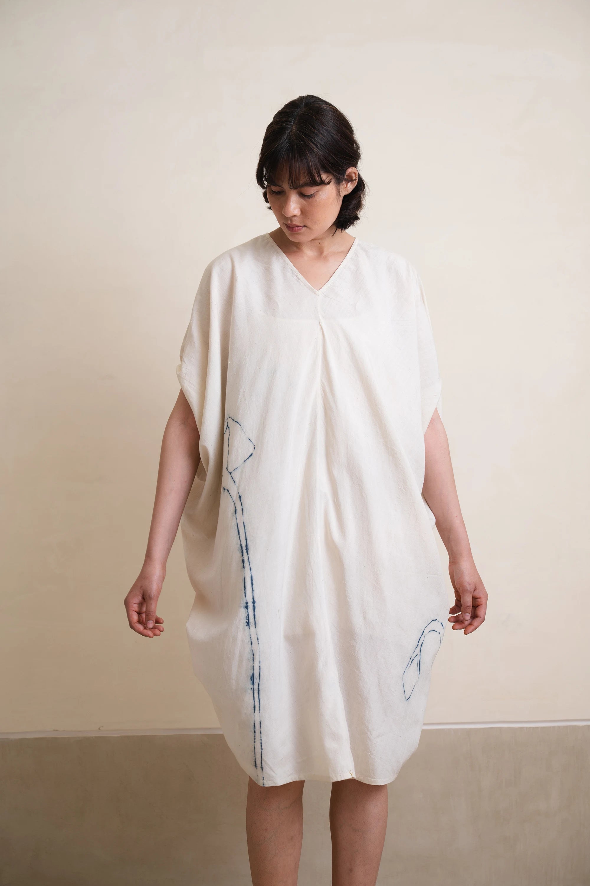 Vivory Shibori Drape Dress