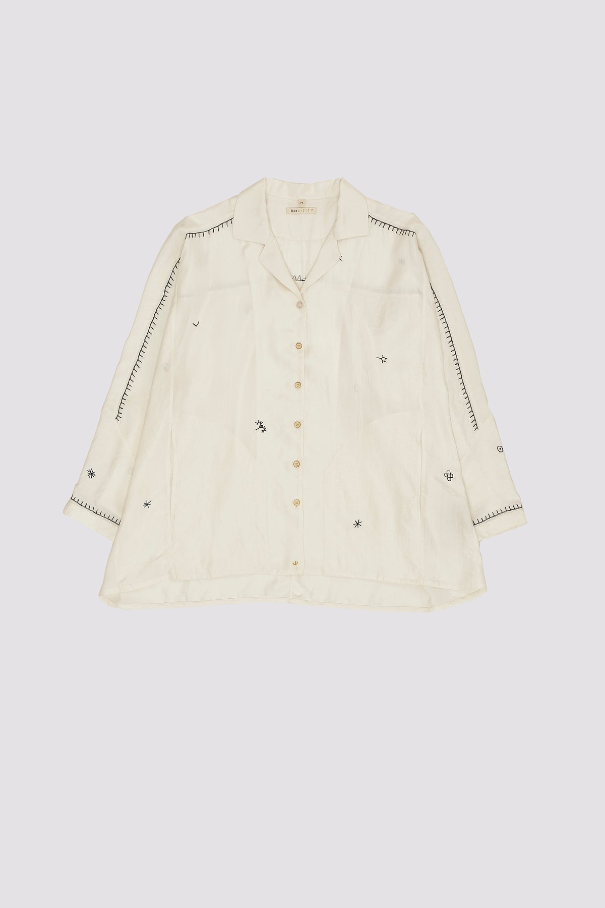 Ecru Silk Shirt